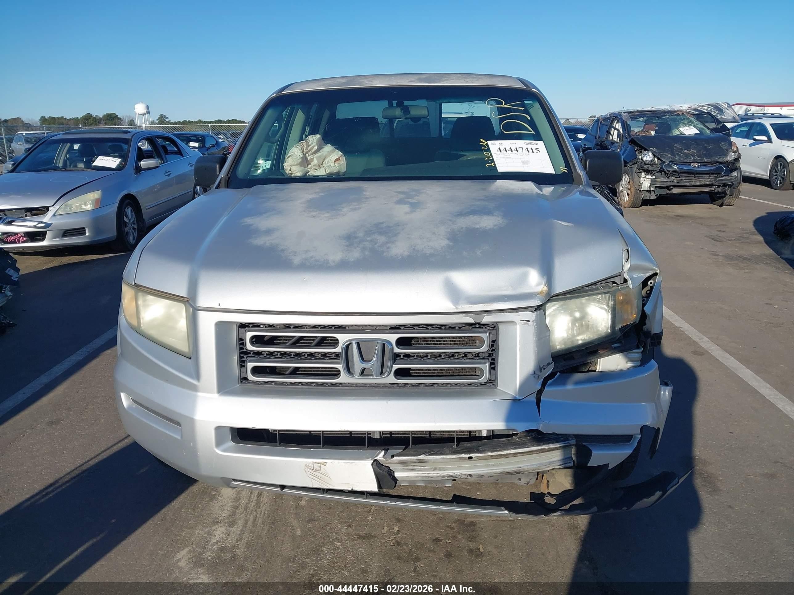 2007 Honda Ridgeline Rt Серебряный vin: 2HJYK16257H519476