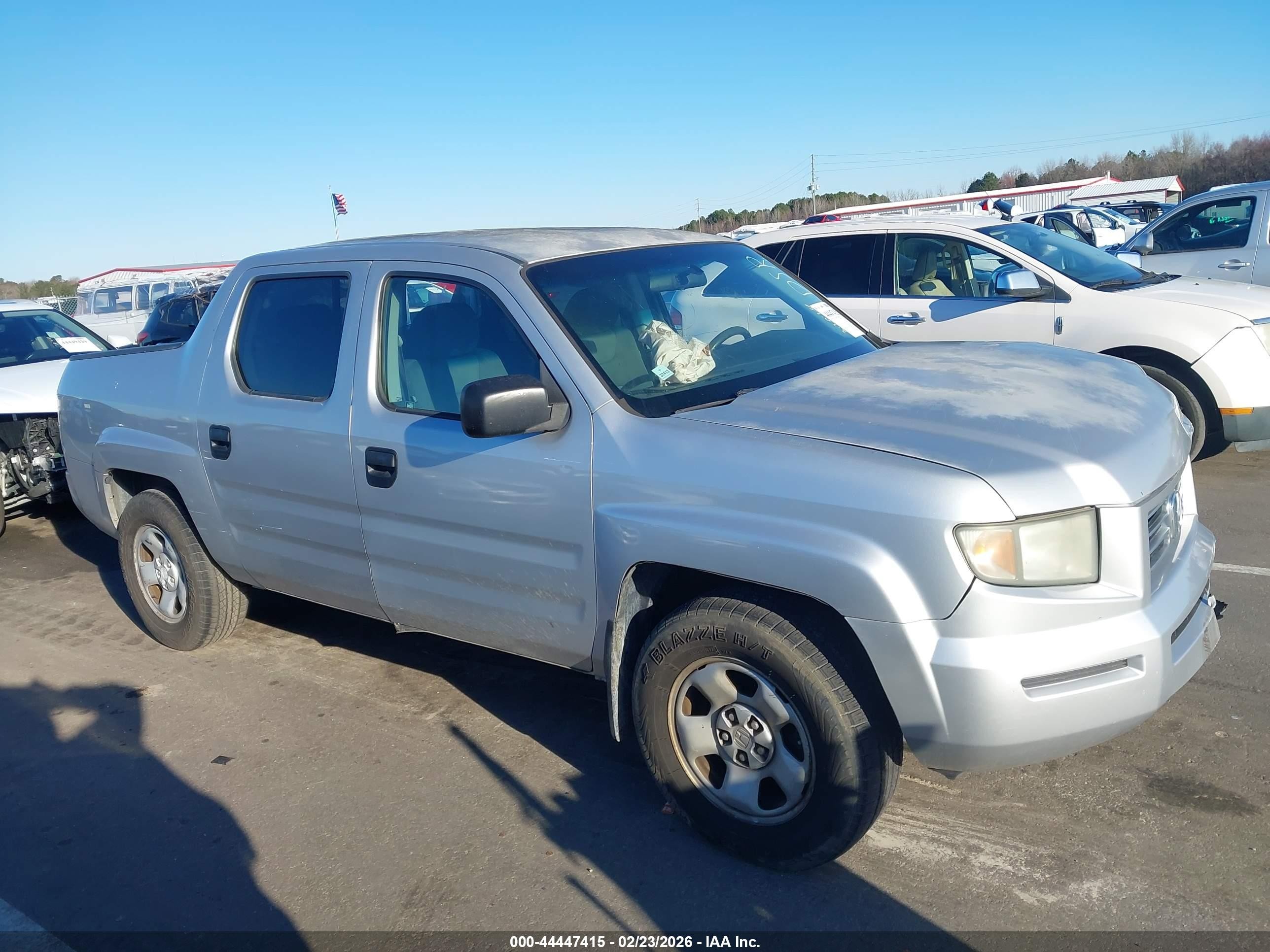 2007 Honda Ridgeline Rt Серебряный vin: 2HJYK16257H519476