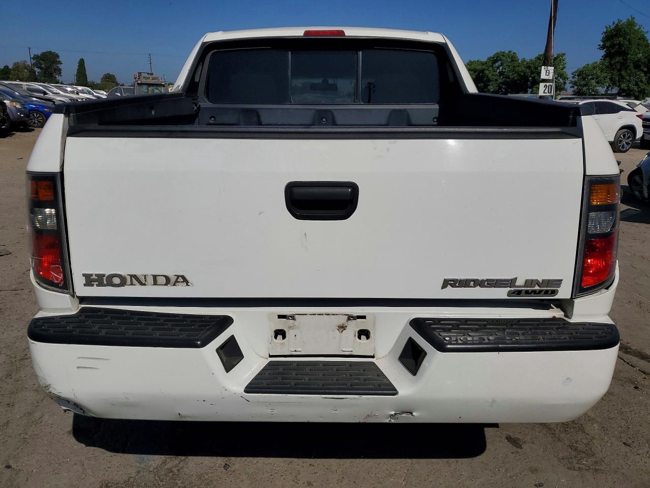 2008 Honda Ridgeline Rt Белый vin: 2HJYK16258H501125