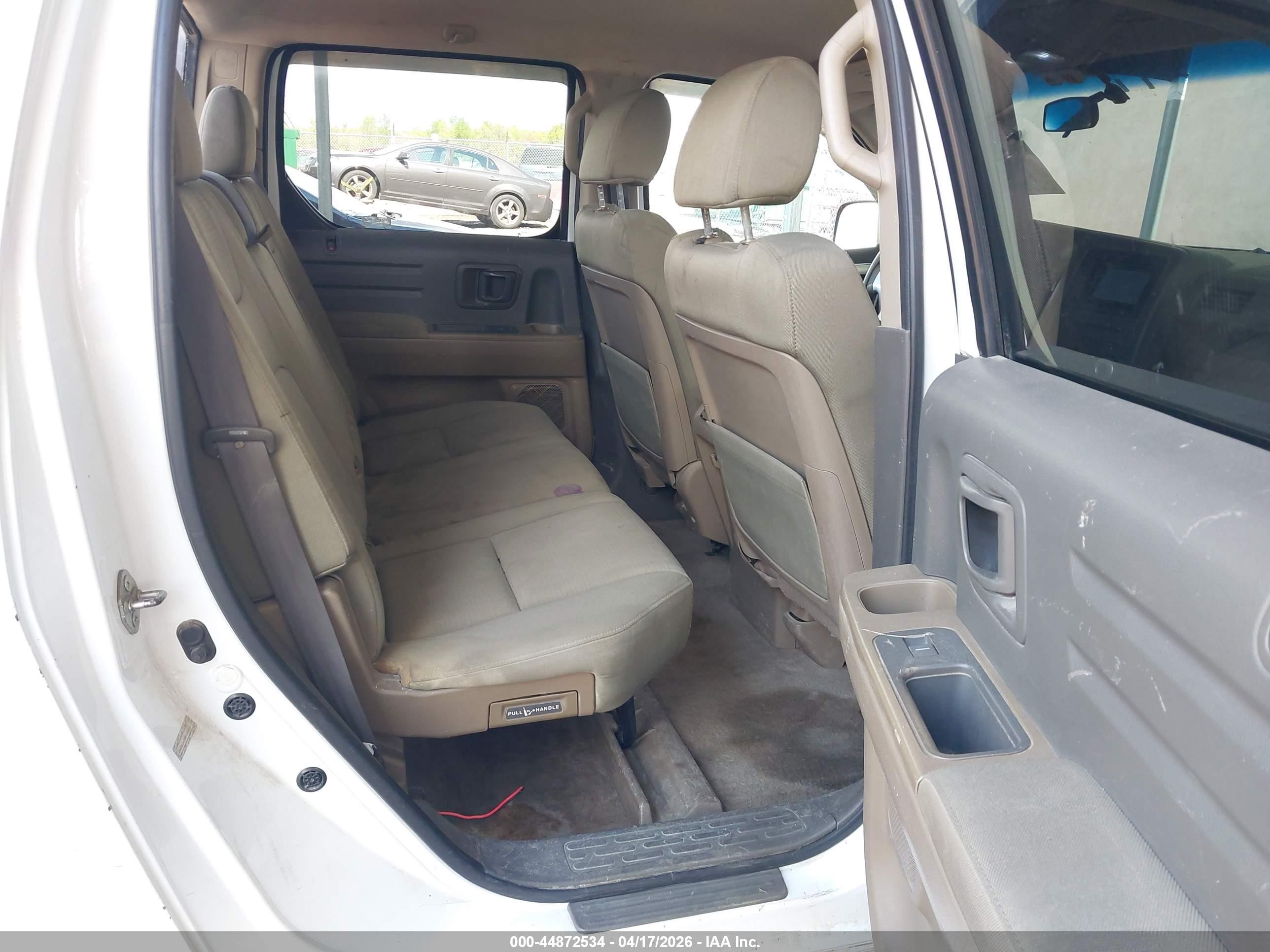 2008 Honda Ridgeline Rt White vin: 2HJYK16258H508821