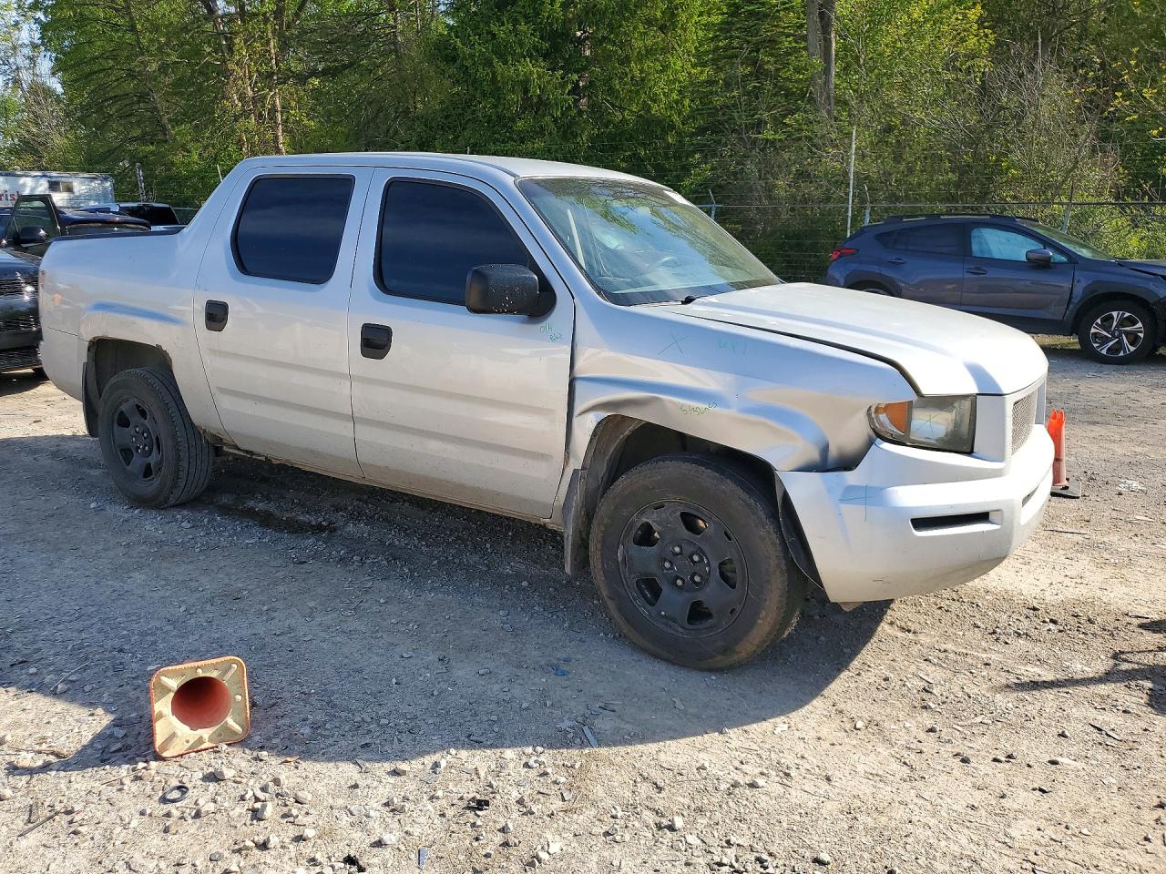 2008 Honda Ridgeline Rt Silver vin: 2HJYK16258H522301