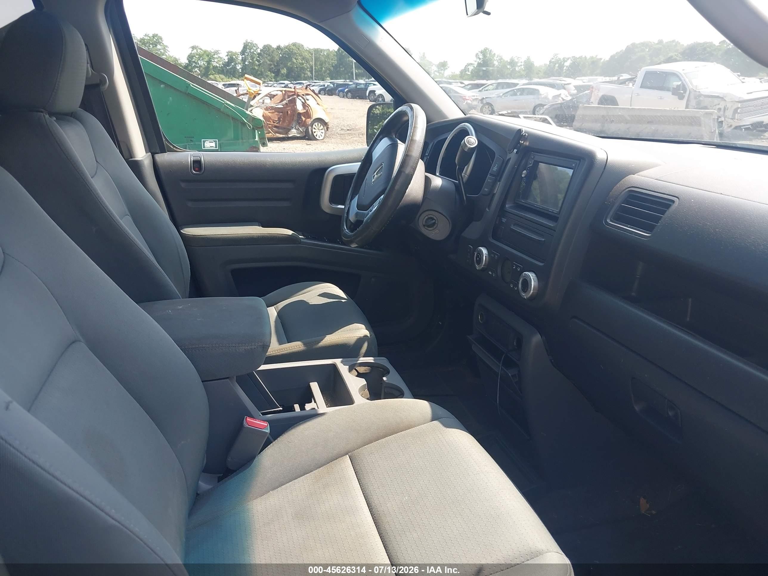 2008 Honda Ridgeline Rt Gray vin: 2HJYK16258H531287