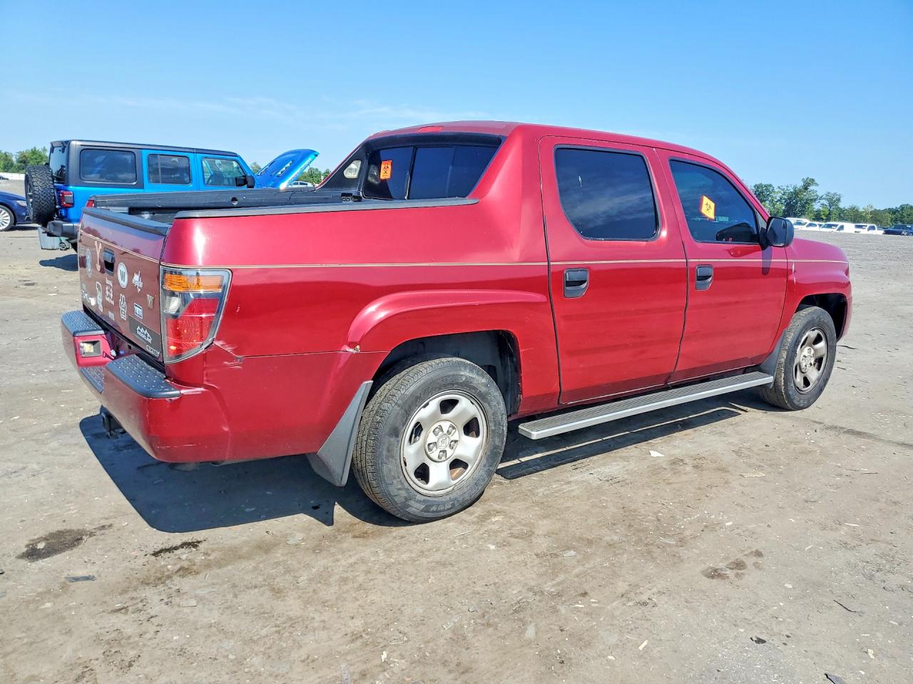 2006 Honda Ridgeline Rt Red vin: 2HJYK16276H556298