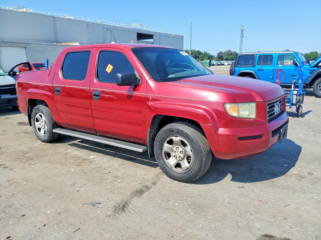 2006 Honda Ridgeline Rt Red vin: 2HJYK16276H556298