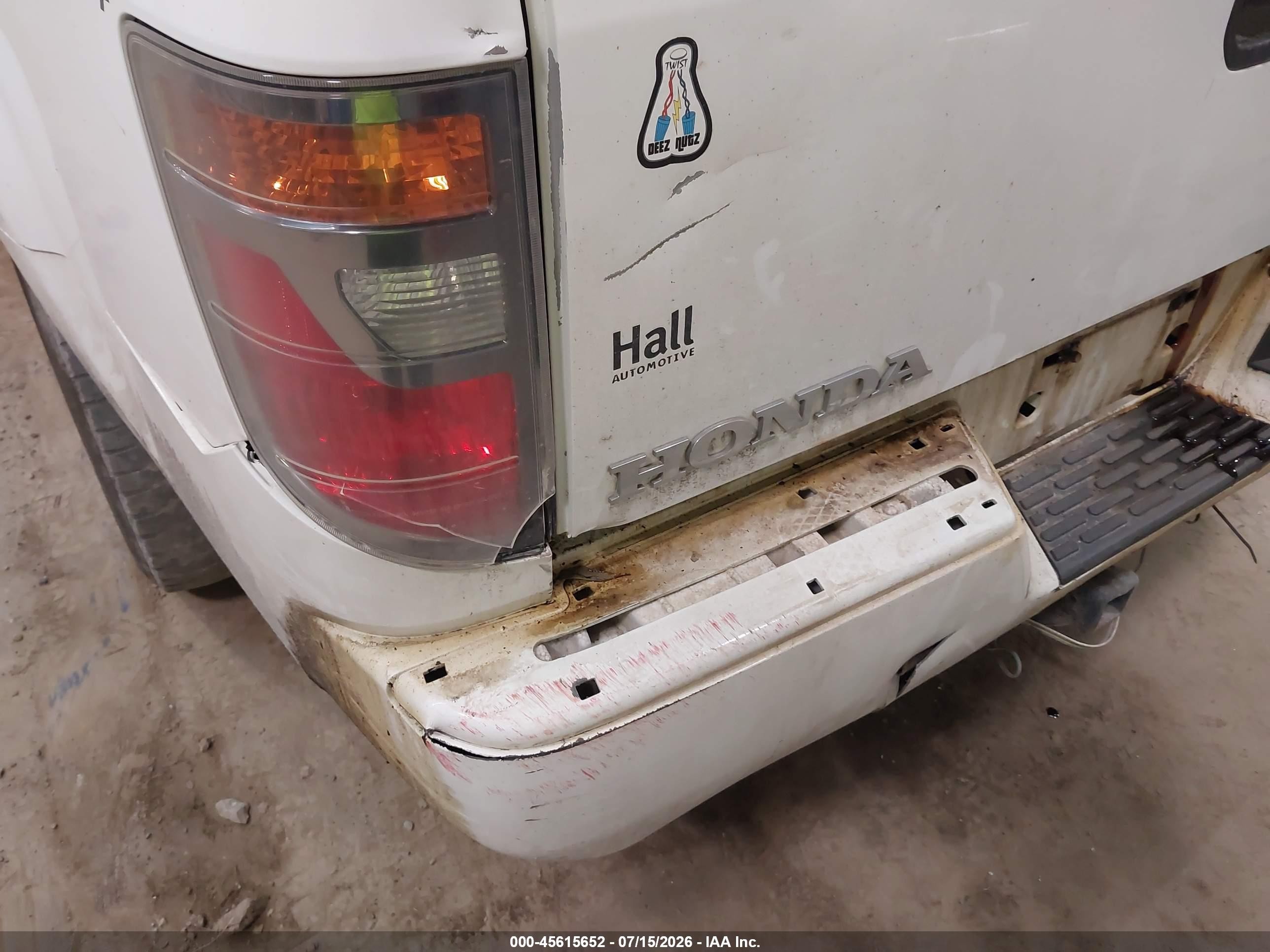 2007 Honda Ridgeline Rt Белый vin: 2HJYK16277H518670