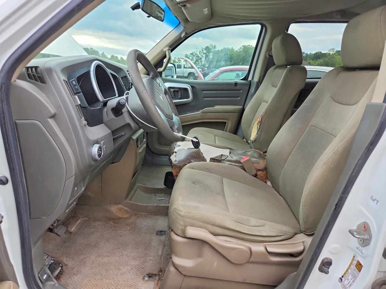 2008 Honda Ridgeline Rt White vin: 2HJYK16278H540153