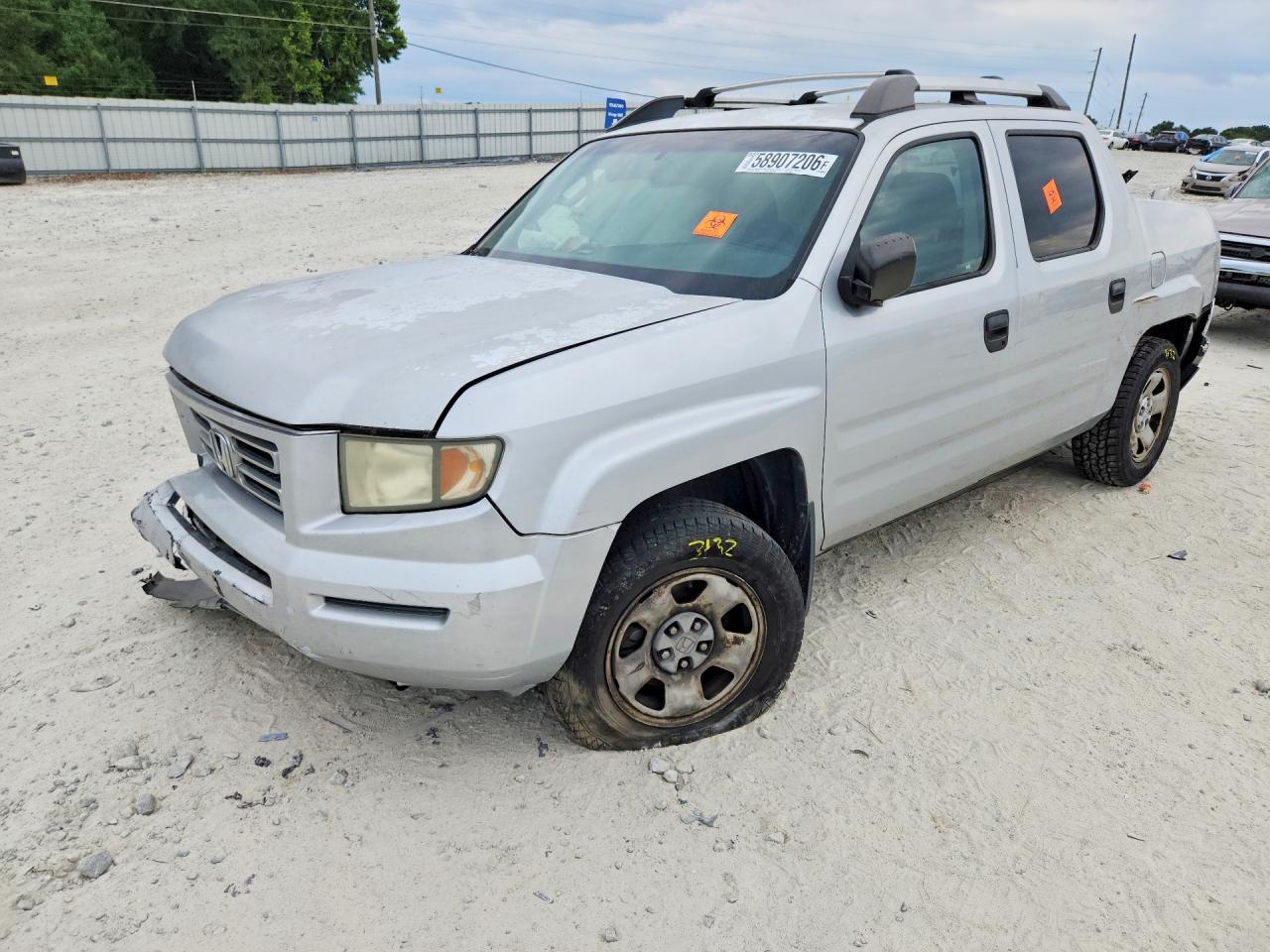 2006 Honda Ridgeline Rt Silver vin: 2HJYK16286H571165
