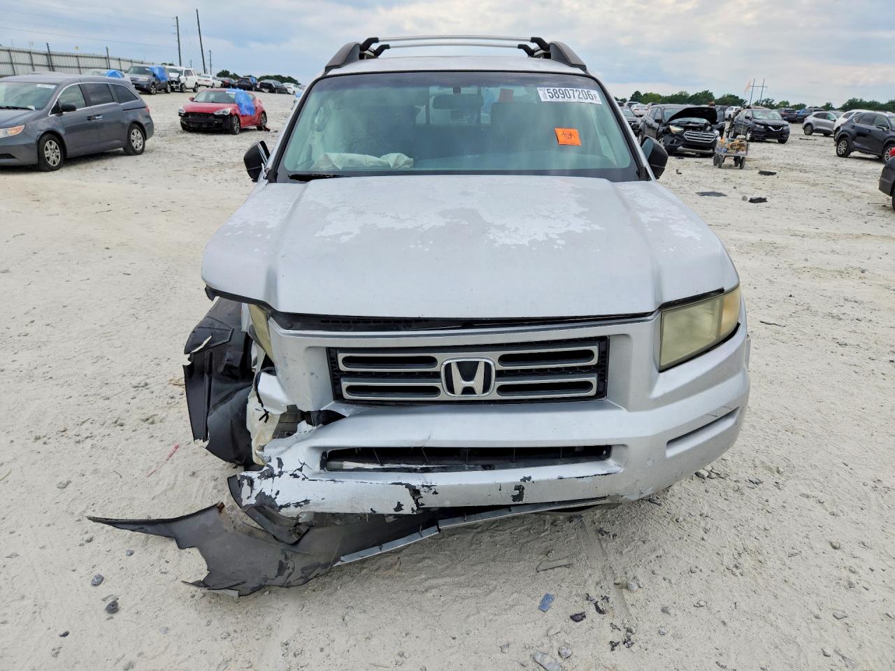 2006 Honda Ridgeline Rt Серебряный vin: 2HJYK16286H571165