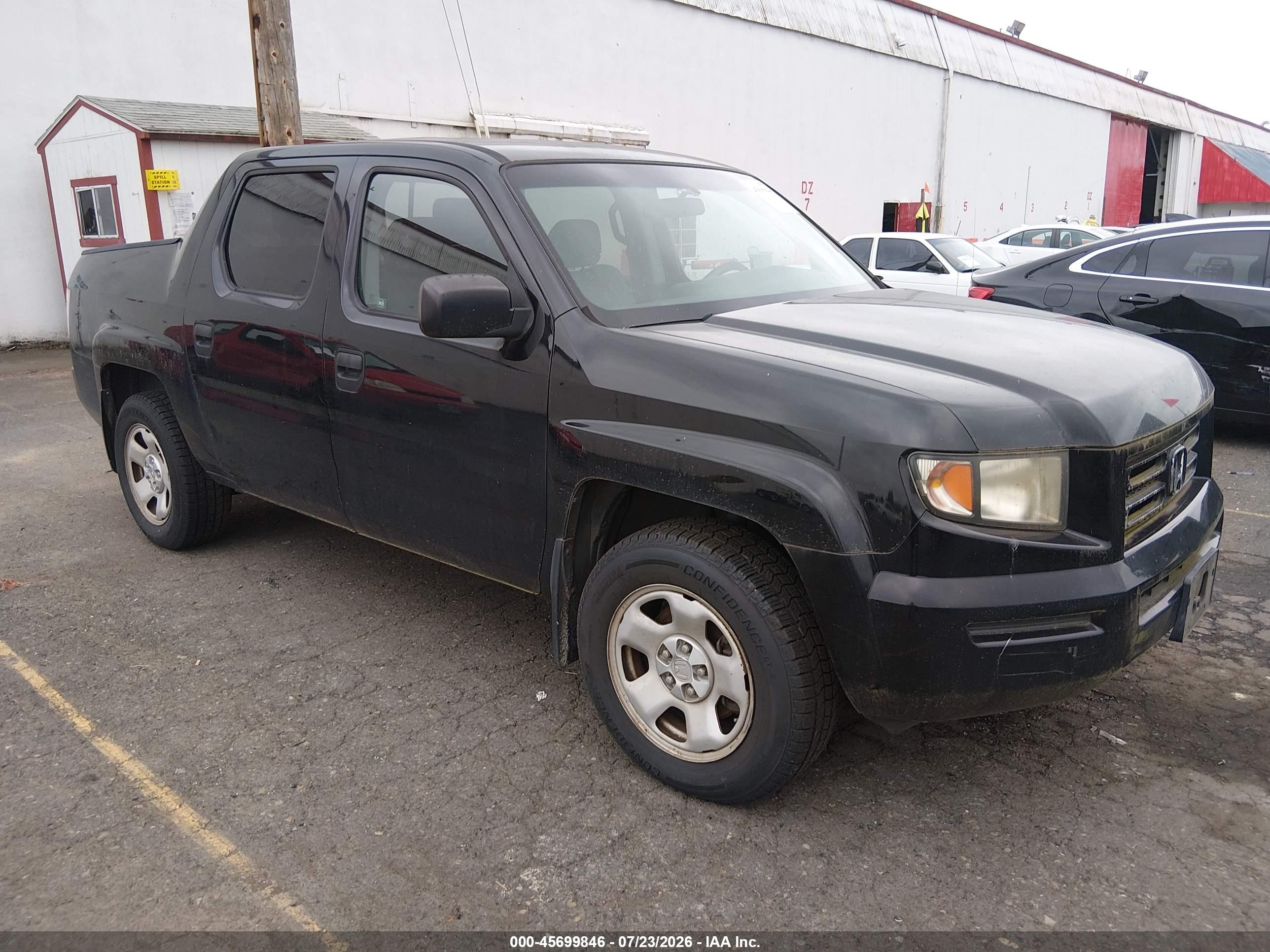 2008 Honda Ridgeline Rt Black vin: 2HJYK16288H500468