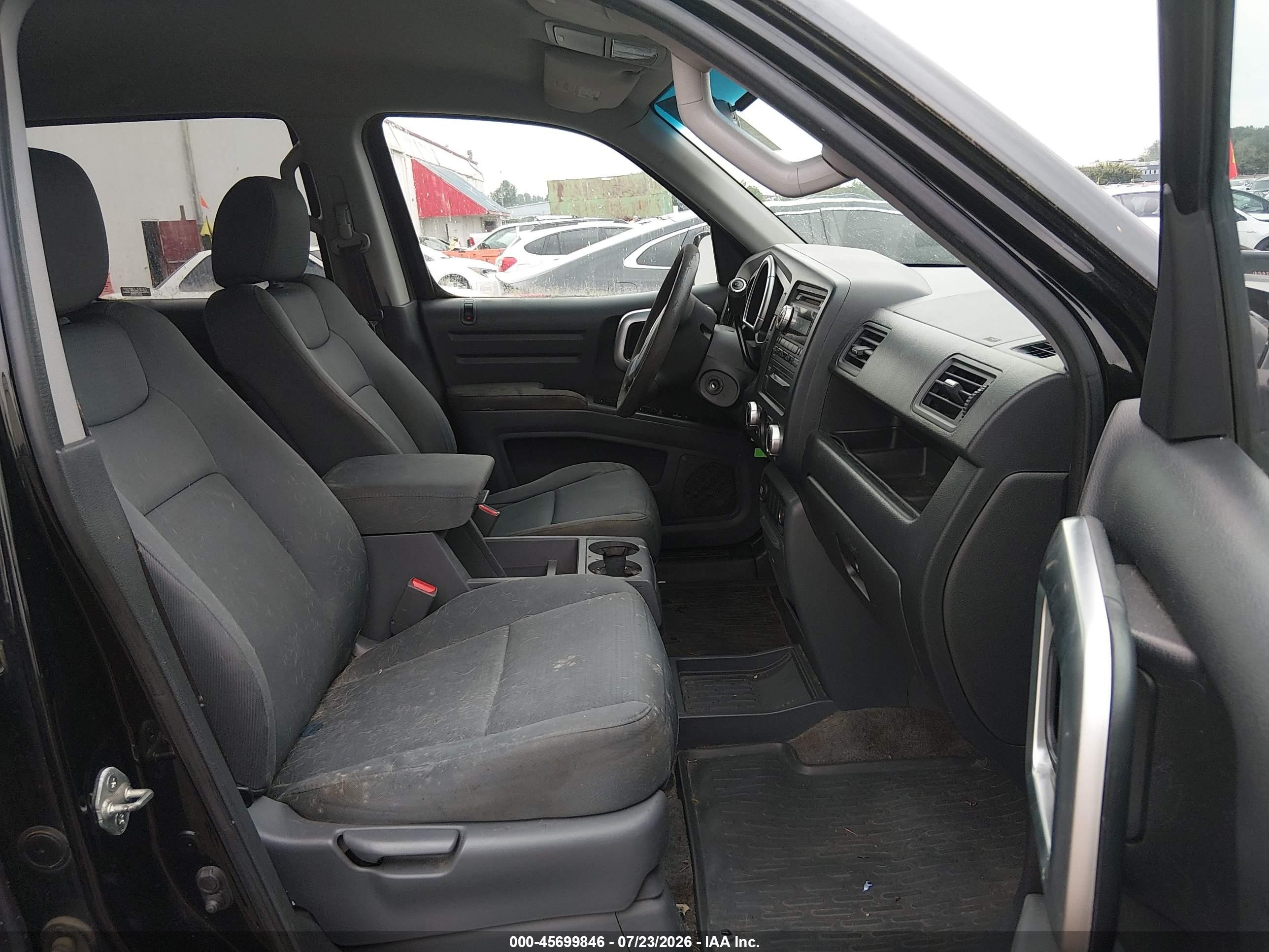 2008 Honda Ridgeline Rt Black vin: 2HJYK16288H500468