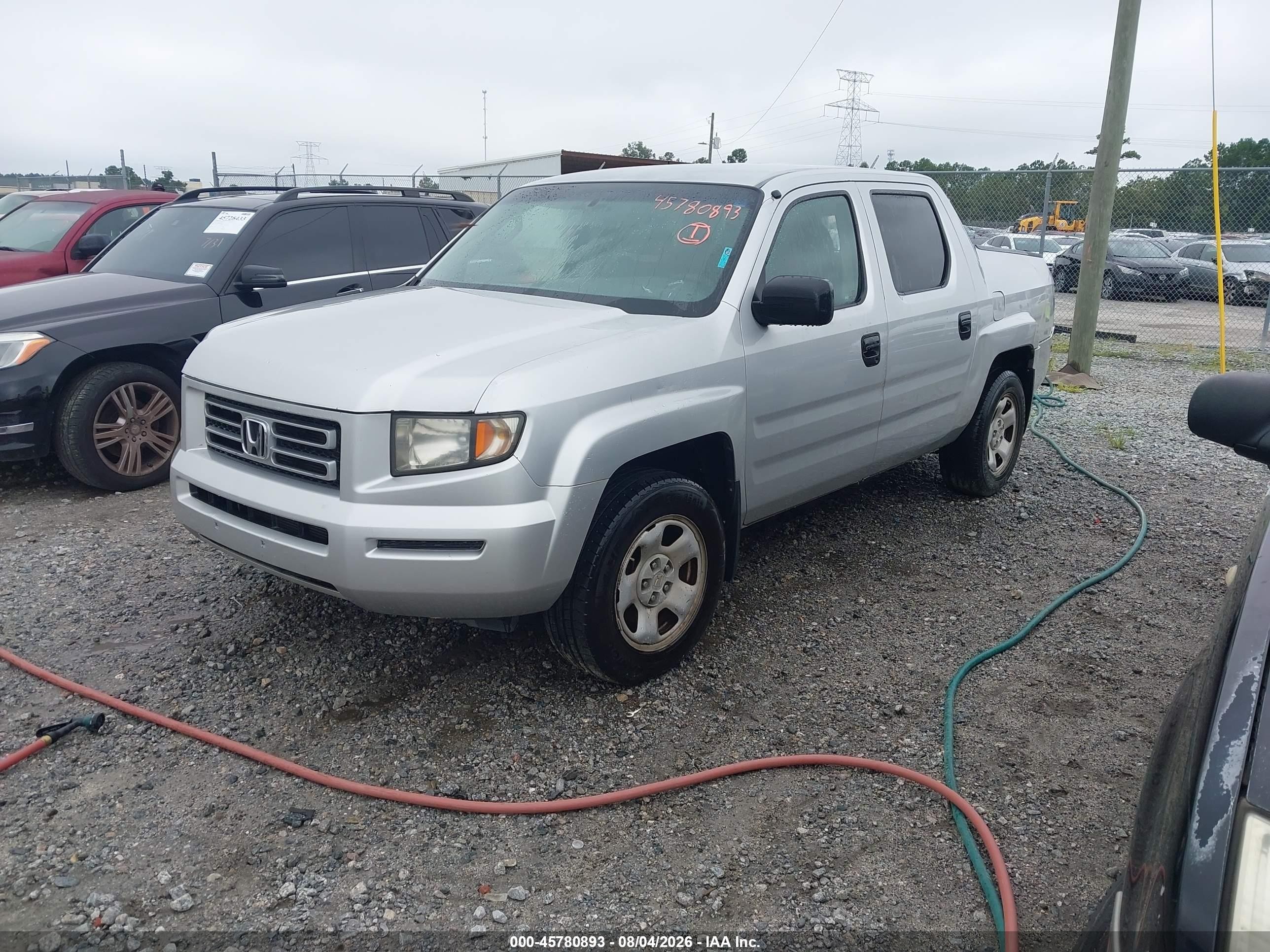 2008 Honda Ridgeline Rt Silver vin: 2HJYK16288H539867