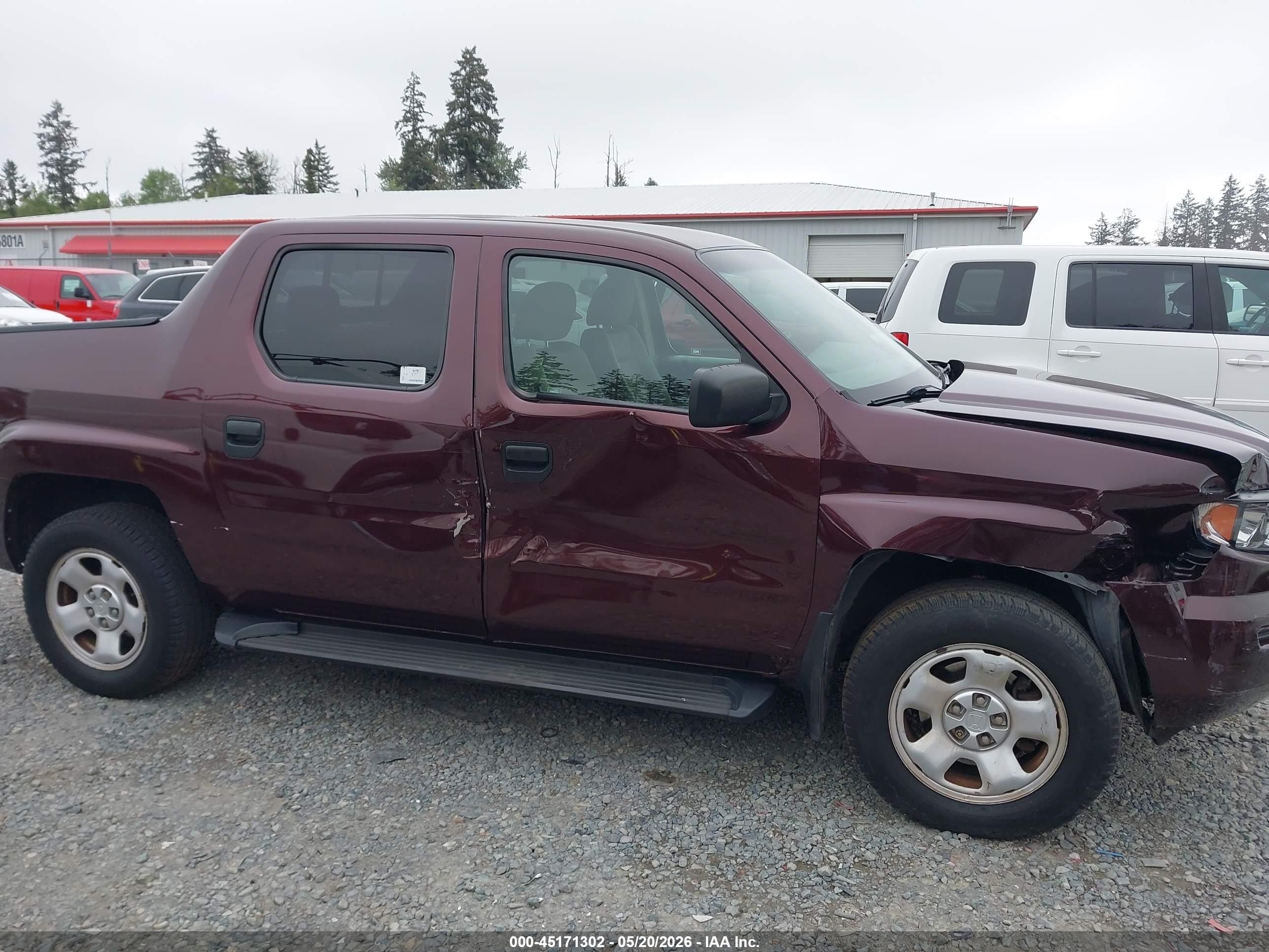 2008 Honda Ridgeline Rt Purple vin: 2HJYK16288H539920