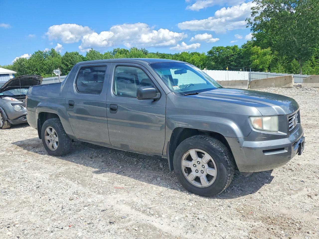 2008 Honda Ridgeline Rt Gray vin: 2HJYK16298H531311