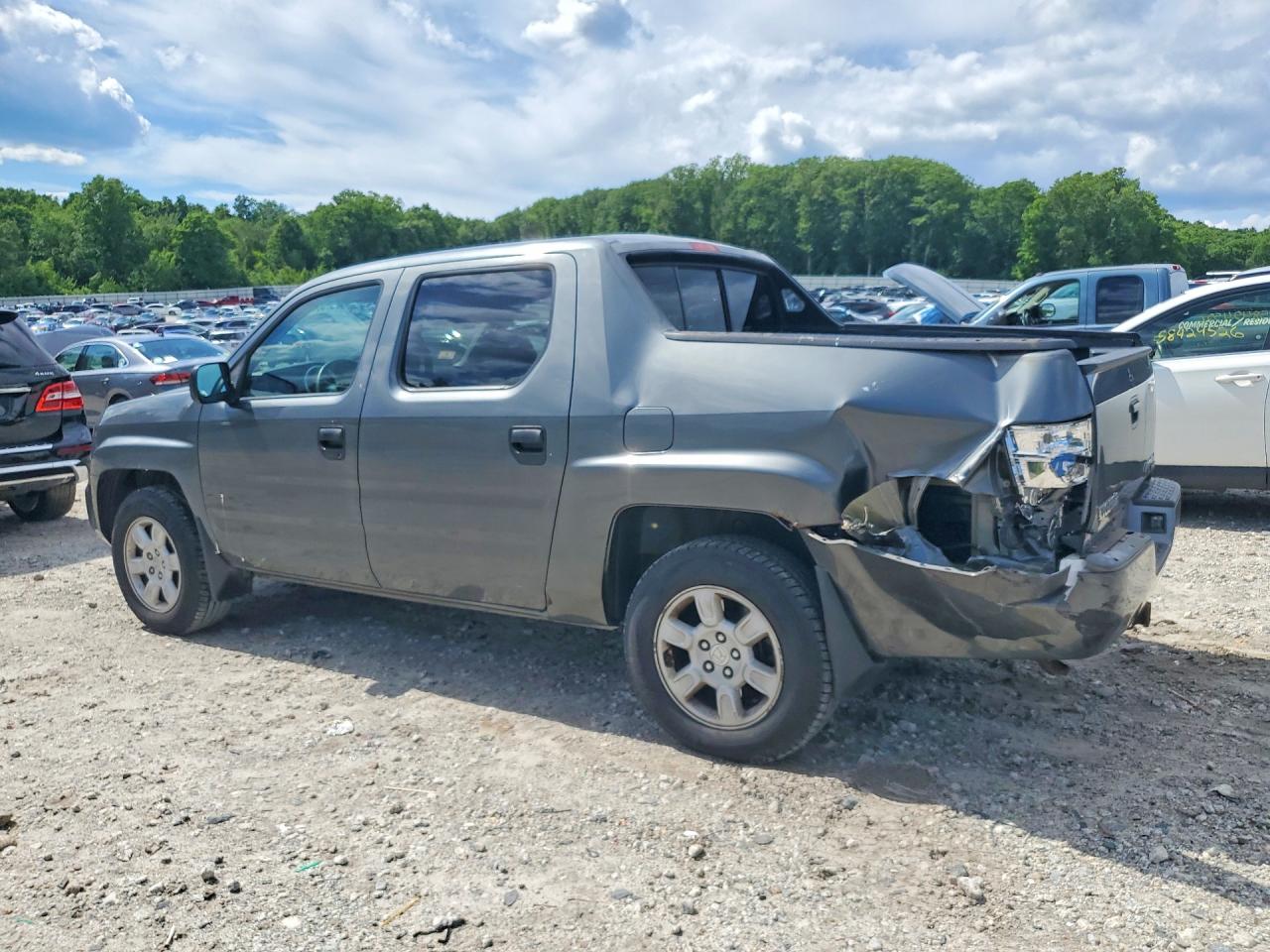 2008 Honda Ridgeline Rt Gray vin: 2HJYK16298H531311