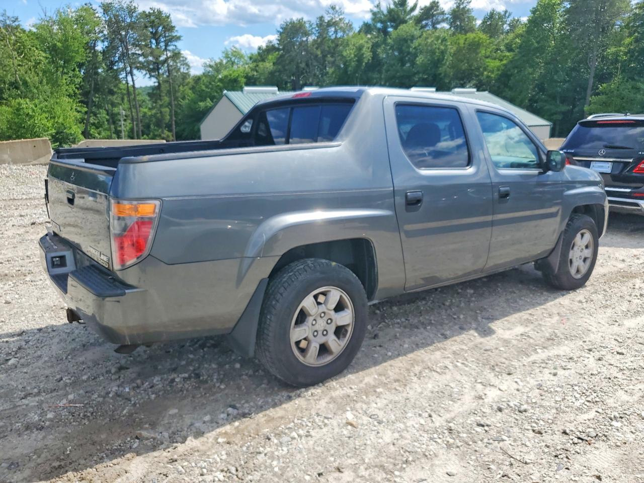 2008 Honda Ridgeline Rt Gray vin: 2HJYK16298H531311