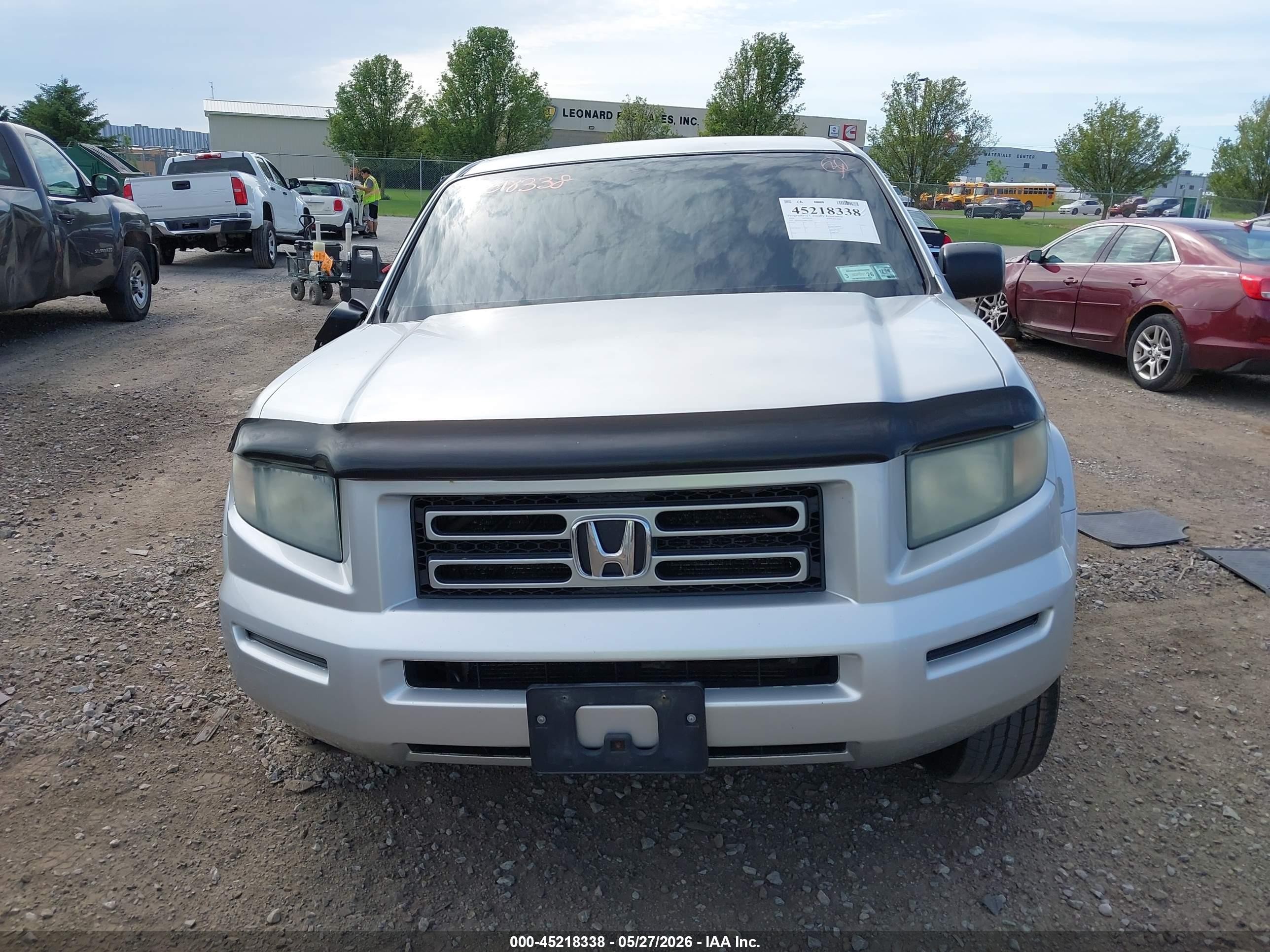 2008 Honda Ridgeline Rt Silver vin: 2HJYK16298H537657