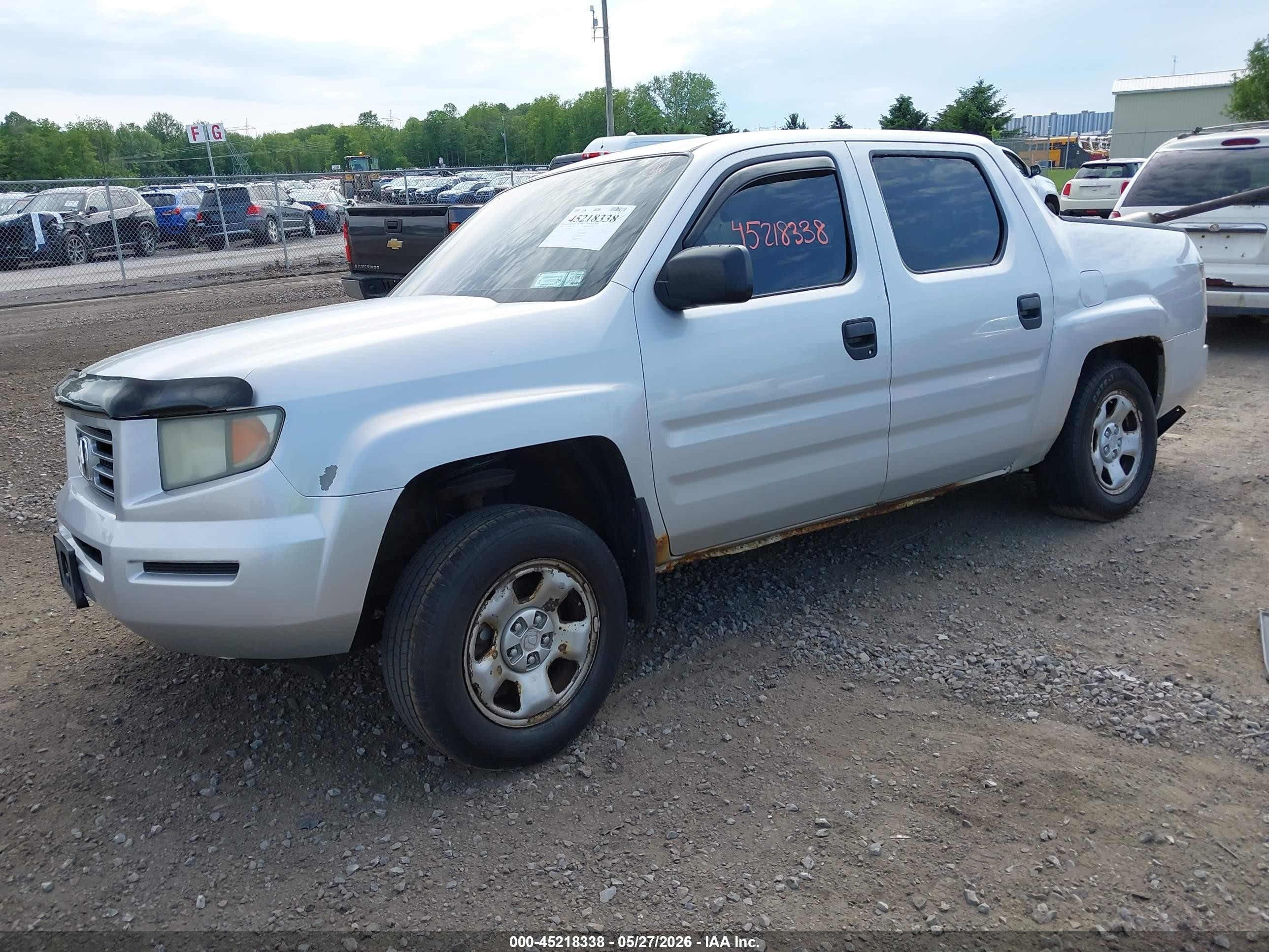 2008 Honda Ridgeline Rt Silver vin: 2HJYK16298H537657