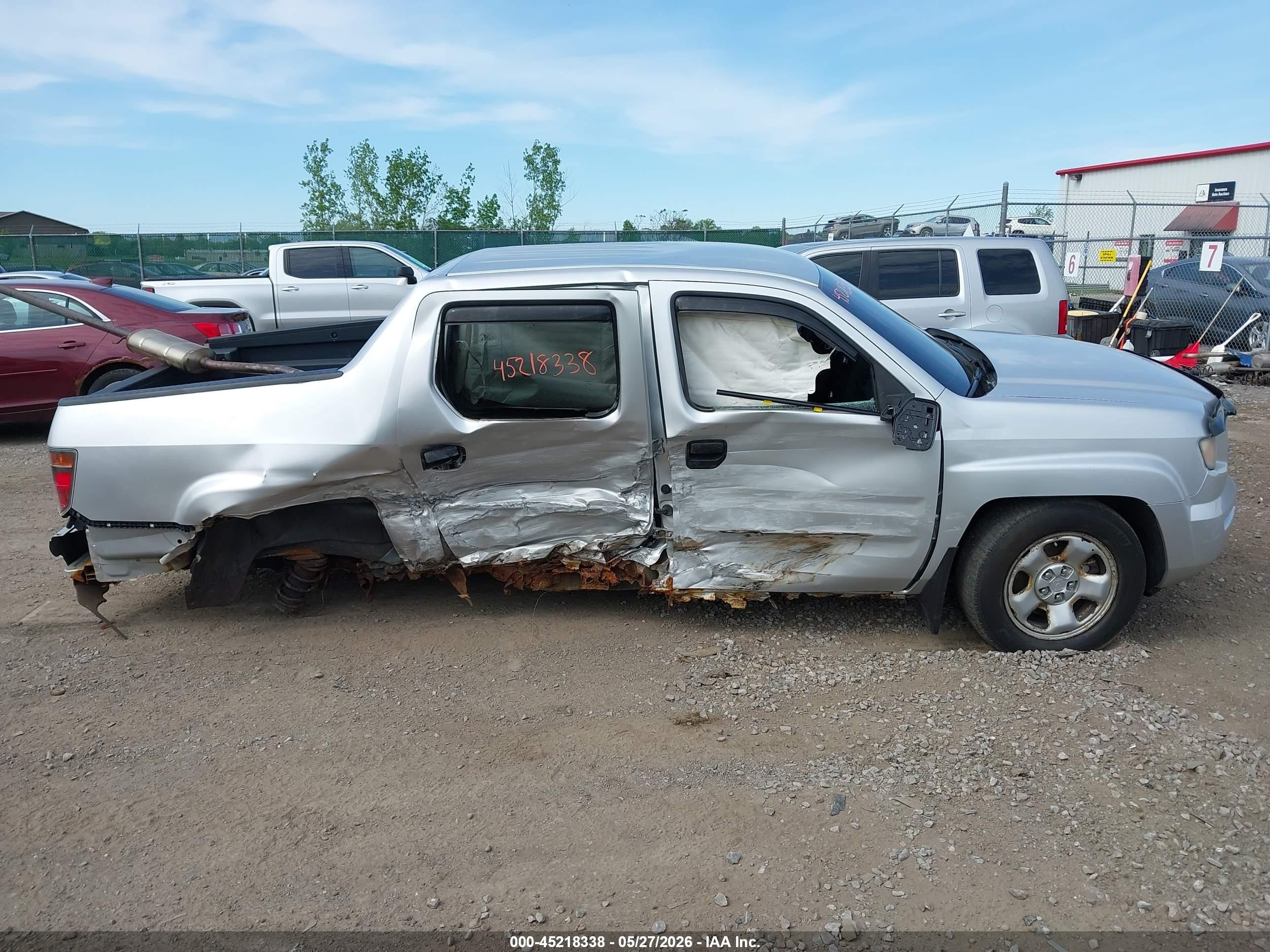 2008 Honda Ridgeline Rt Silver vin: 2HJYK16298H537657