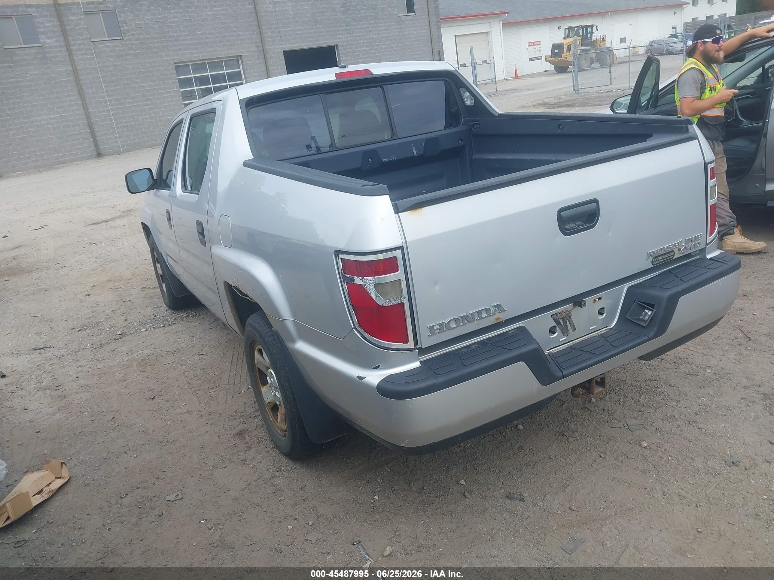 2009 Honda Ridgeline Rt Silver vin: 2HJYK16299H502750