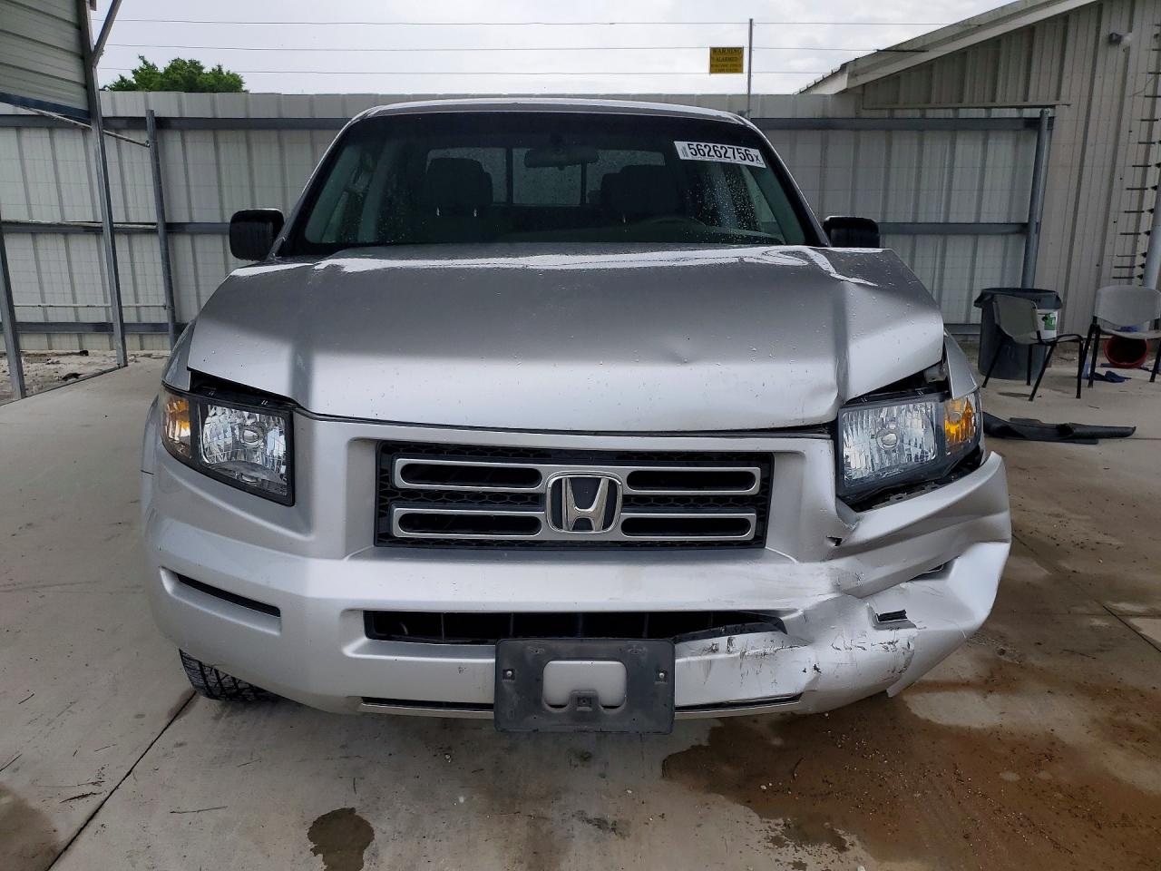 2006 Honda Ridgeline Rt Silver vin: 2HJYK162X6H555100