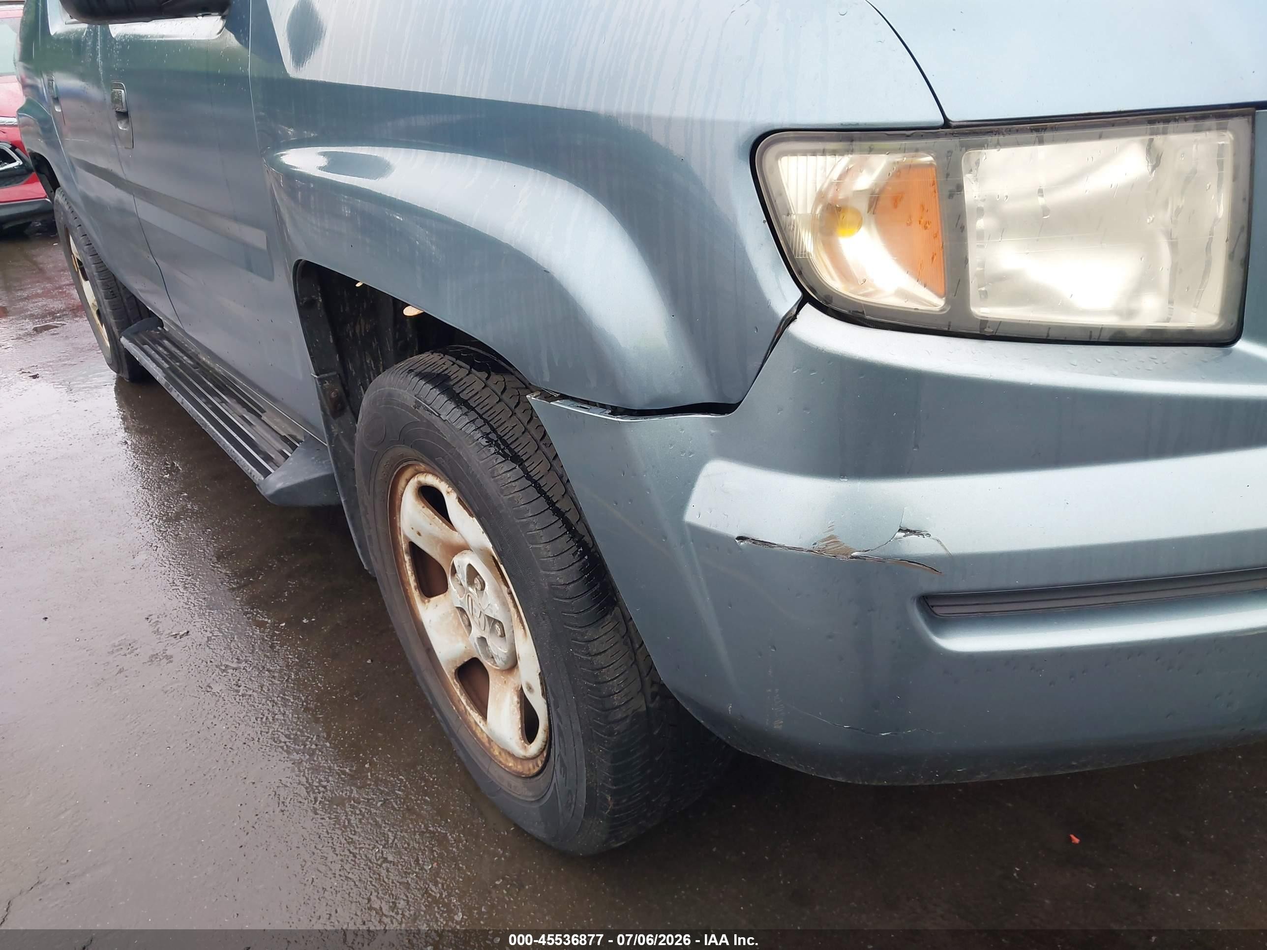 2006 Honda Ridgeline Rt Blue vin: 2HJYK162X6H556764