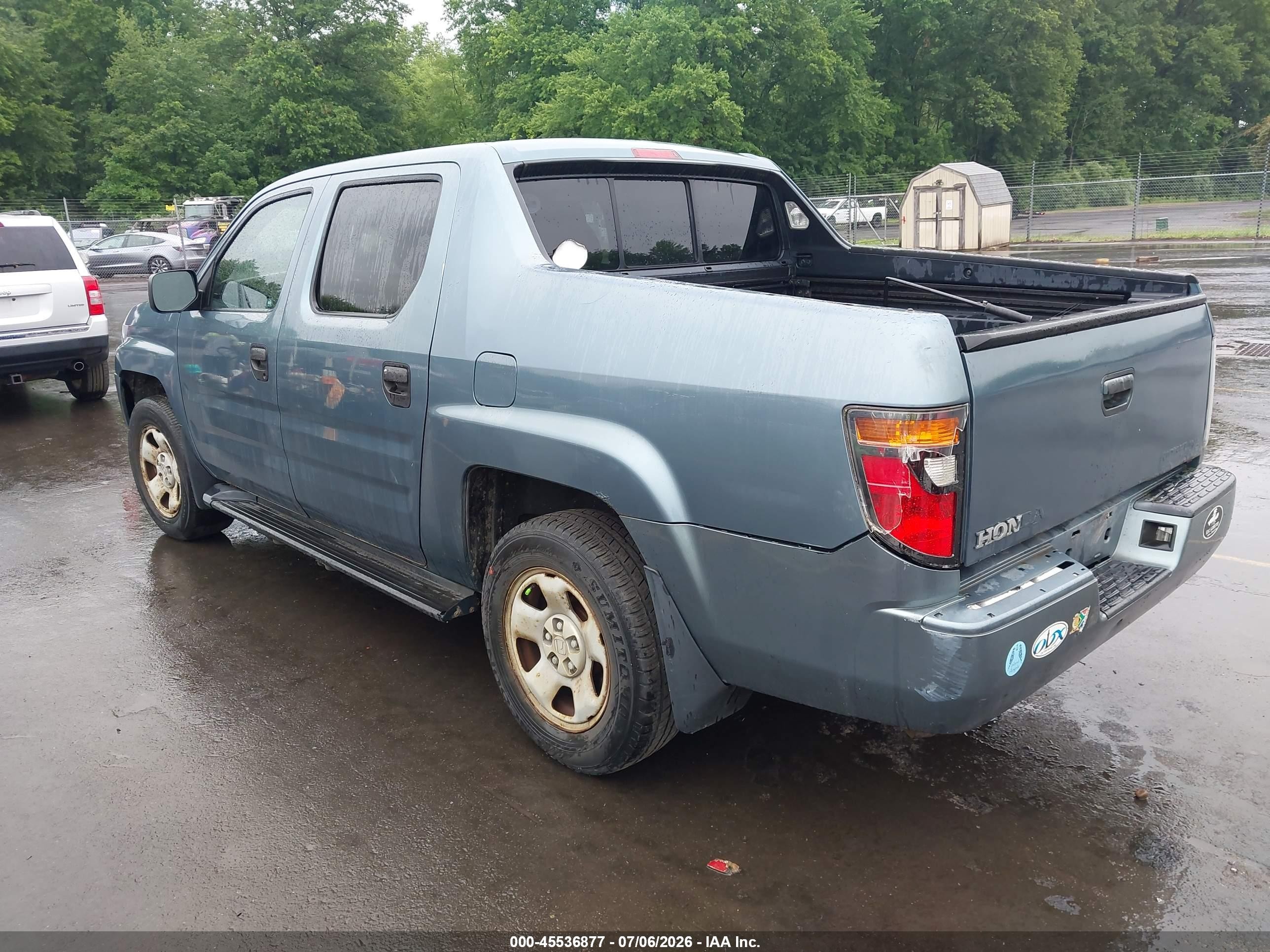 2006 Honda Ridgeline Rt Blue vin: 2HJYK162X6H556764