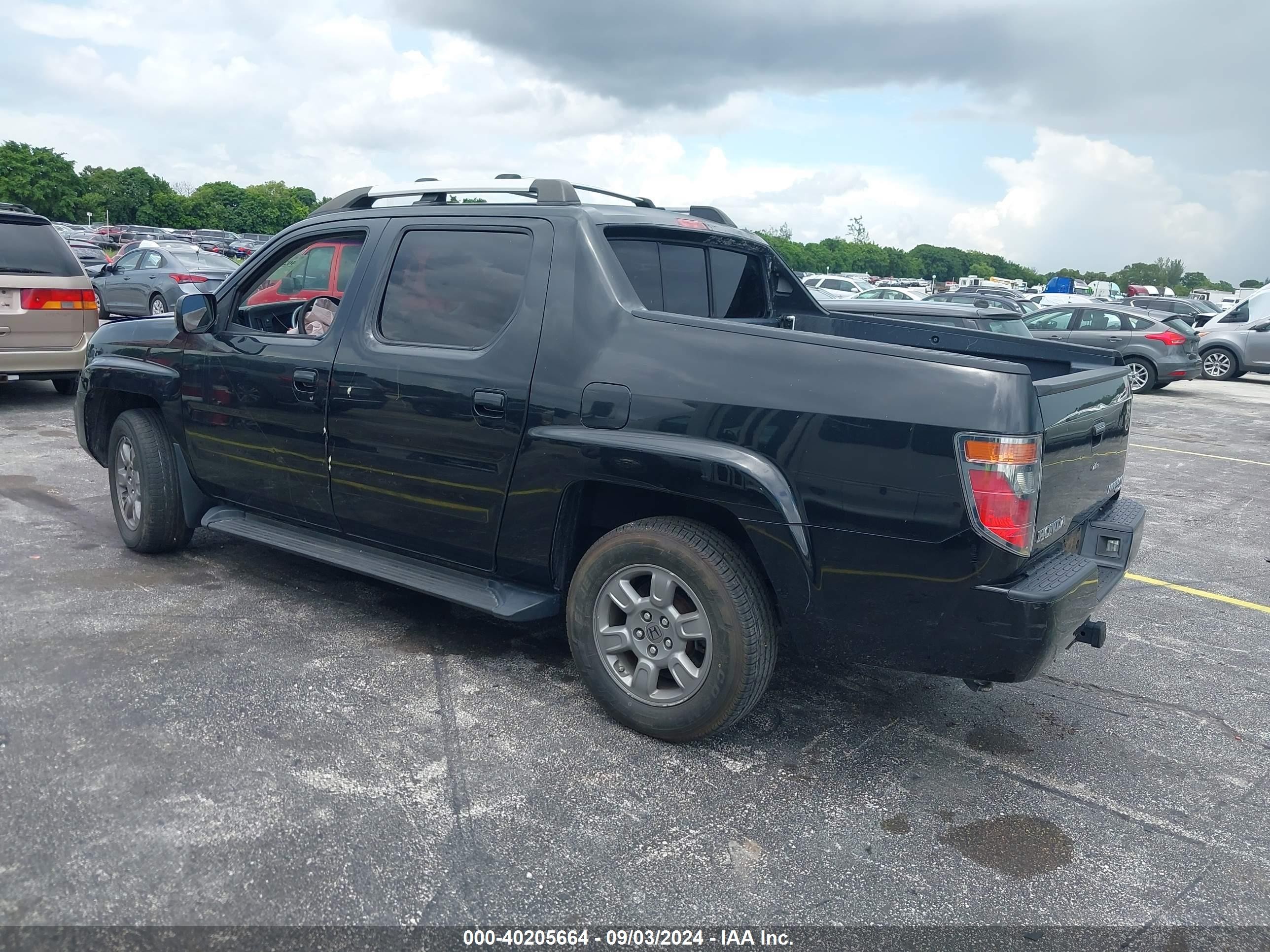 2007 Honda Ridgeline Rtx Black vin: 2HJYK16307H510788
