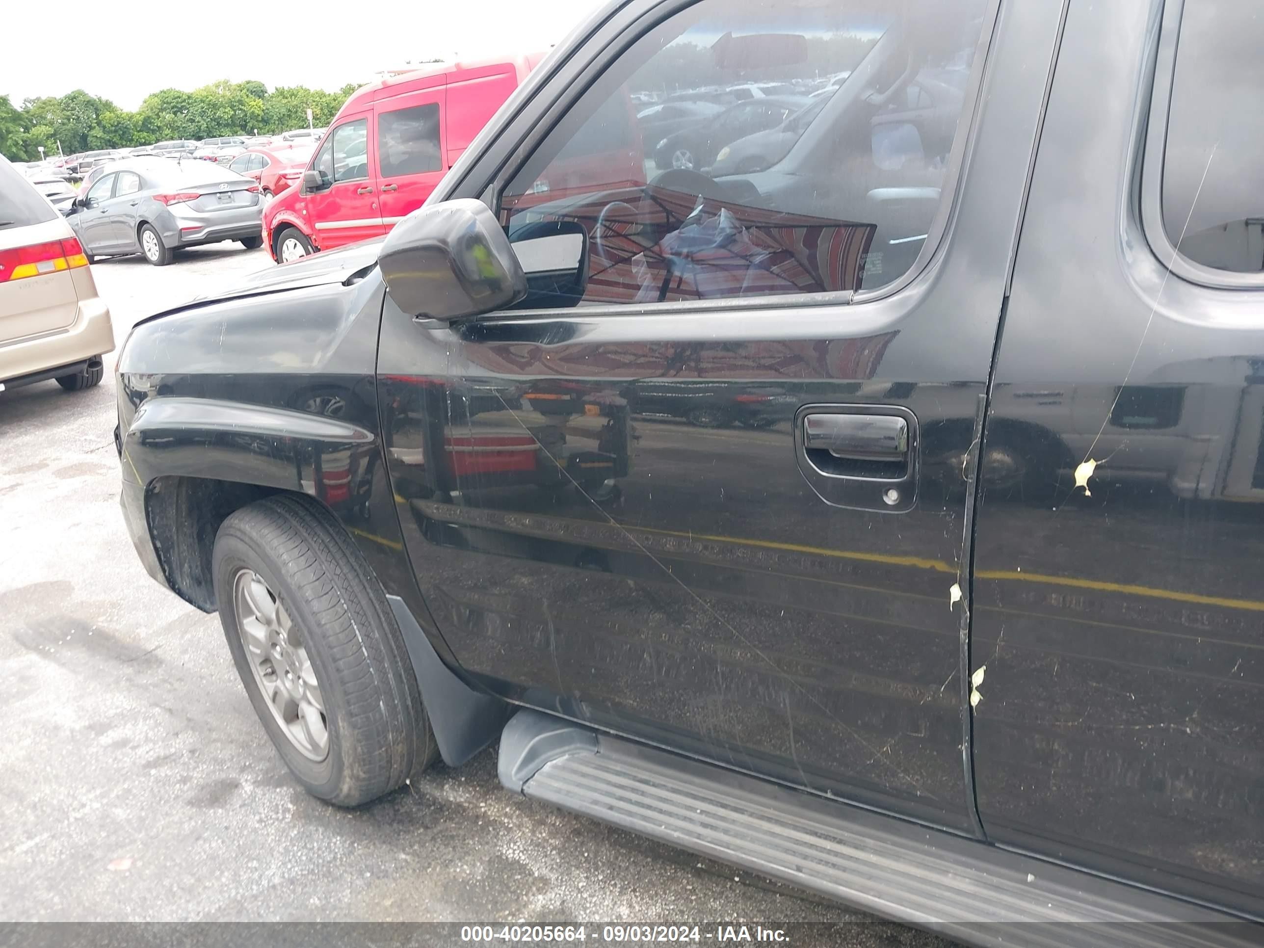 2007 Honda Ridgeline Rtx Black vin: 2HJYK16307H510788