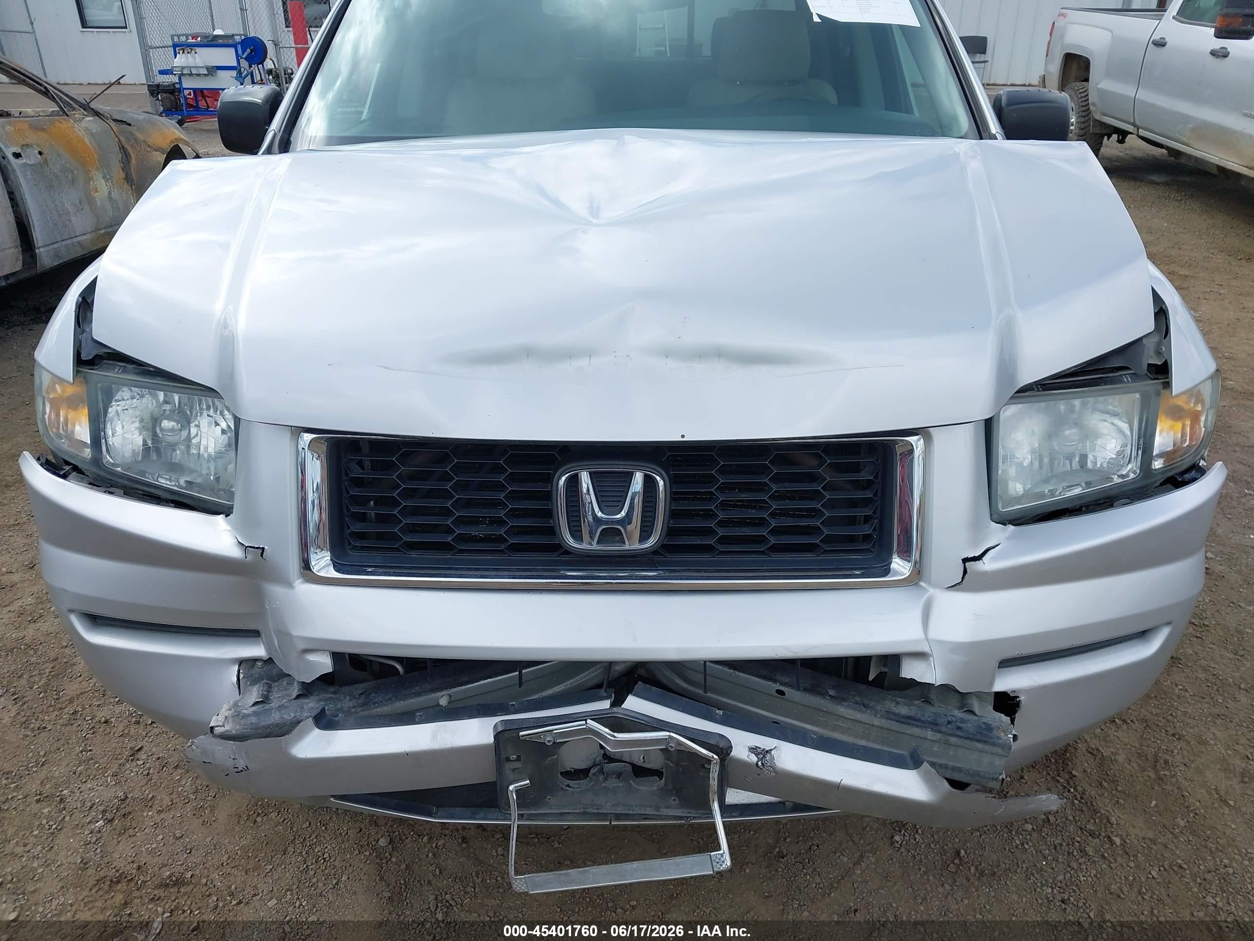 2007 Honda Ridgeline Rtx Silver vin: 2HJYK16307H514176