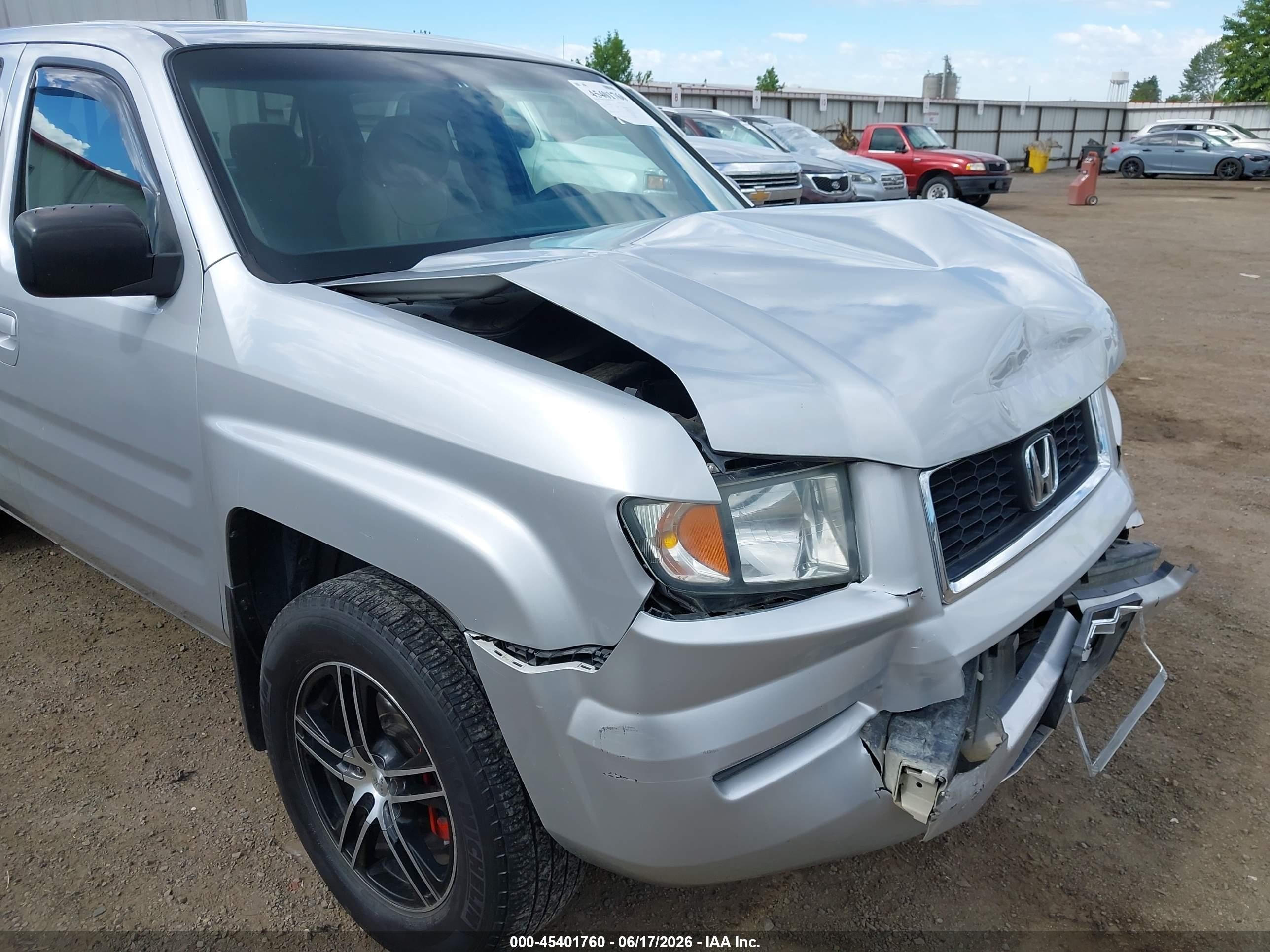 2007 Honda Ridgeline Rtx Silver vin: 2HJYK16307H514176