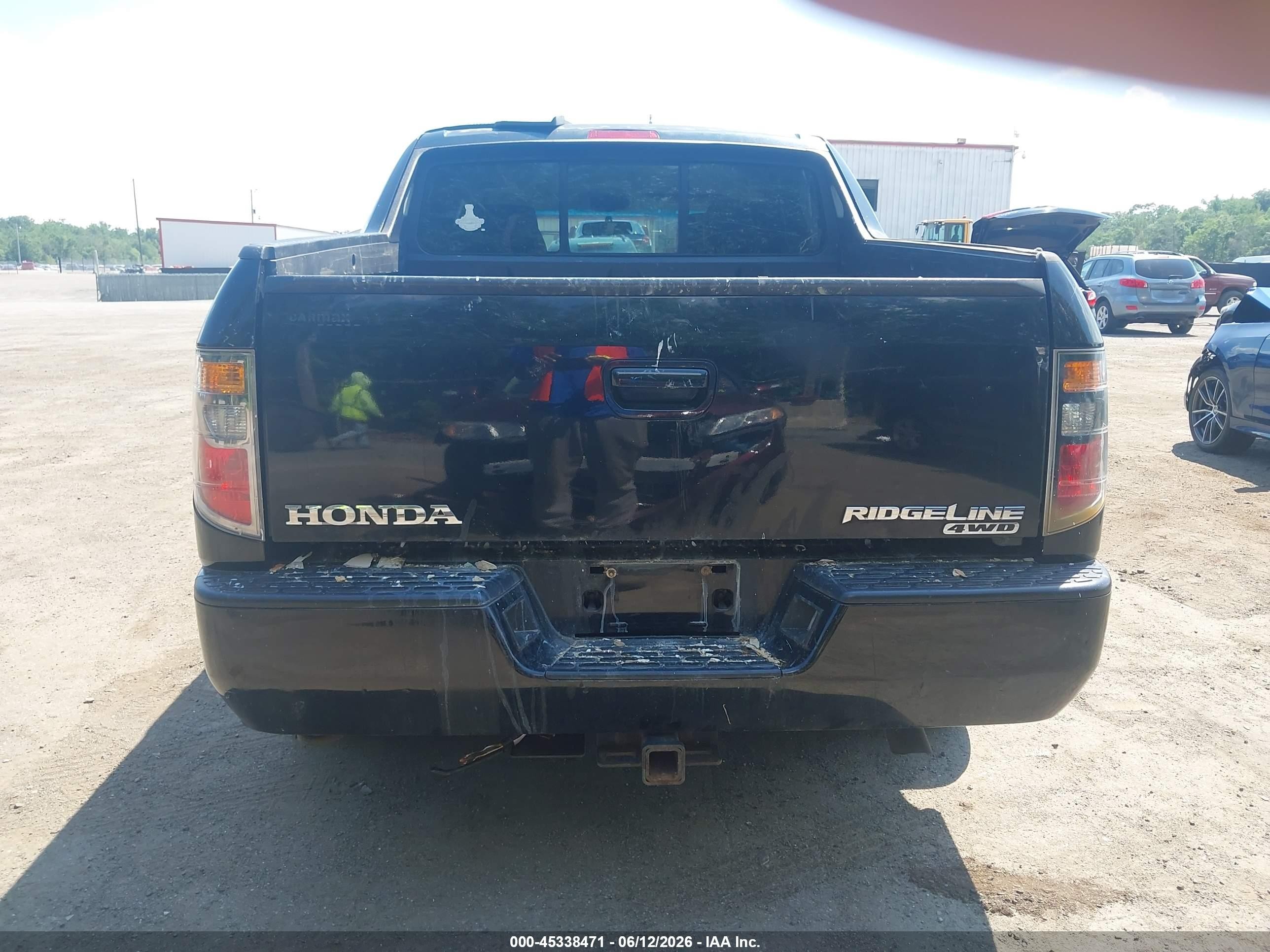 2008 Honda Ridgeline Rtx Black vin: 2HJYK16308H505172