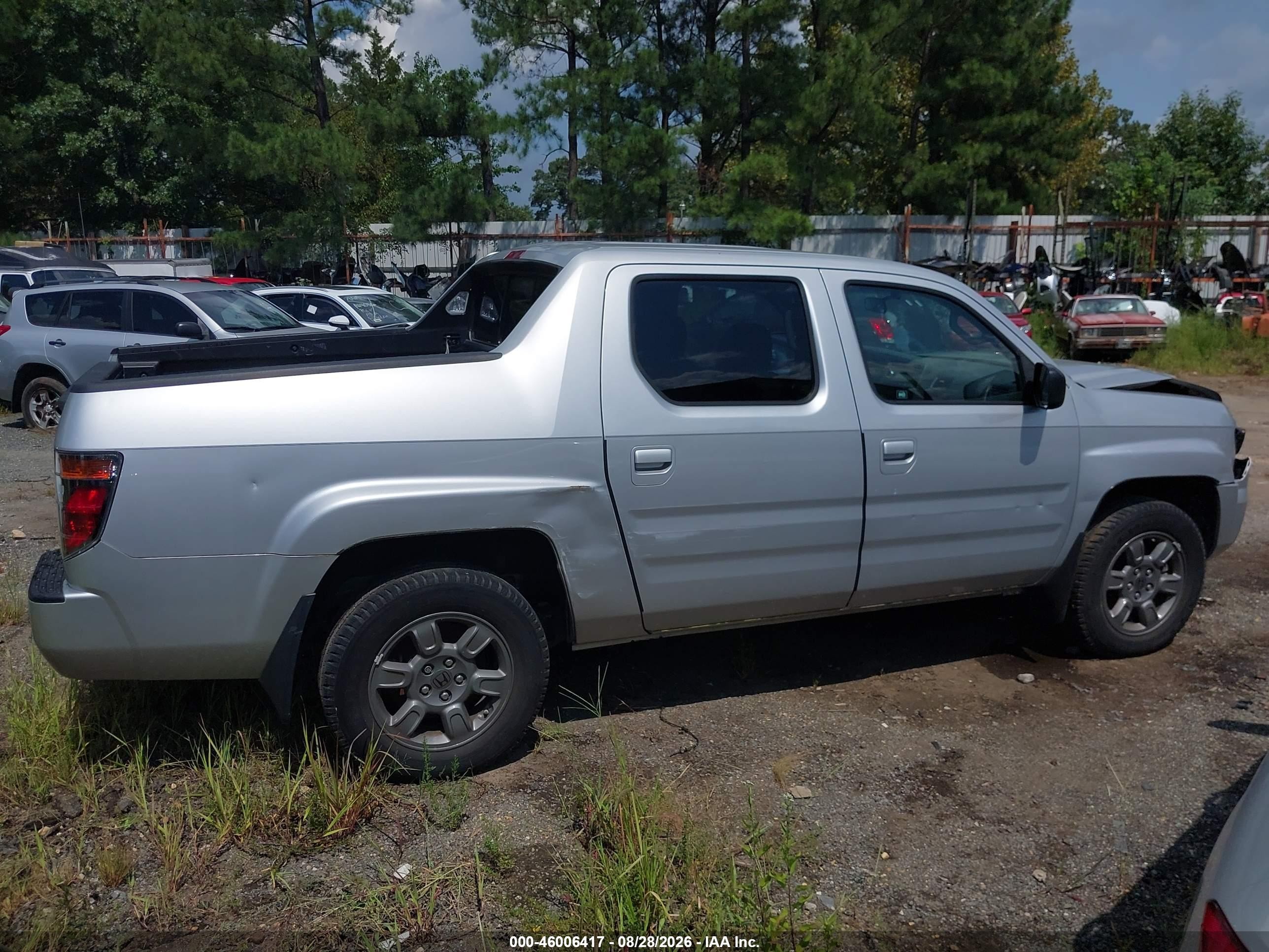 2008 Honda Ridgeline Rtx Silver vin: 2HJYK16308H514583