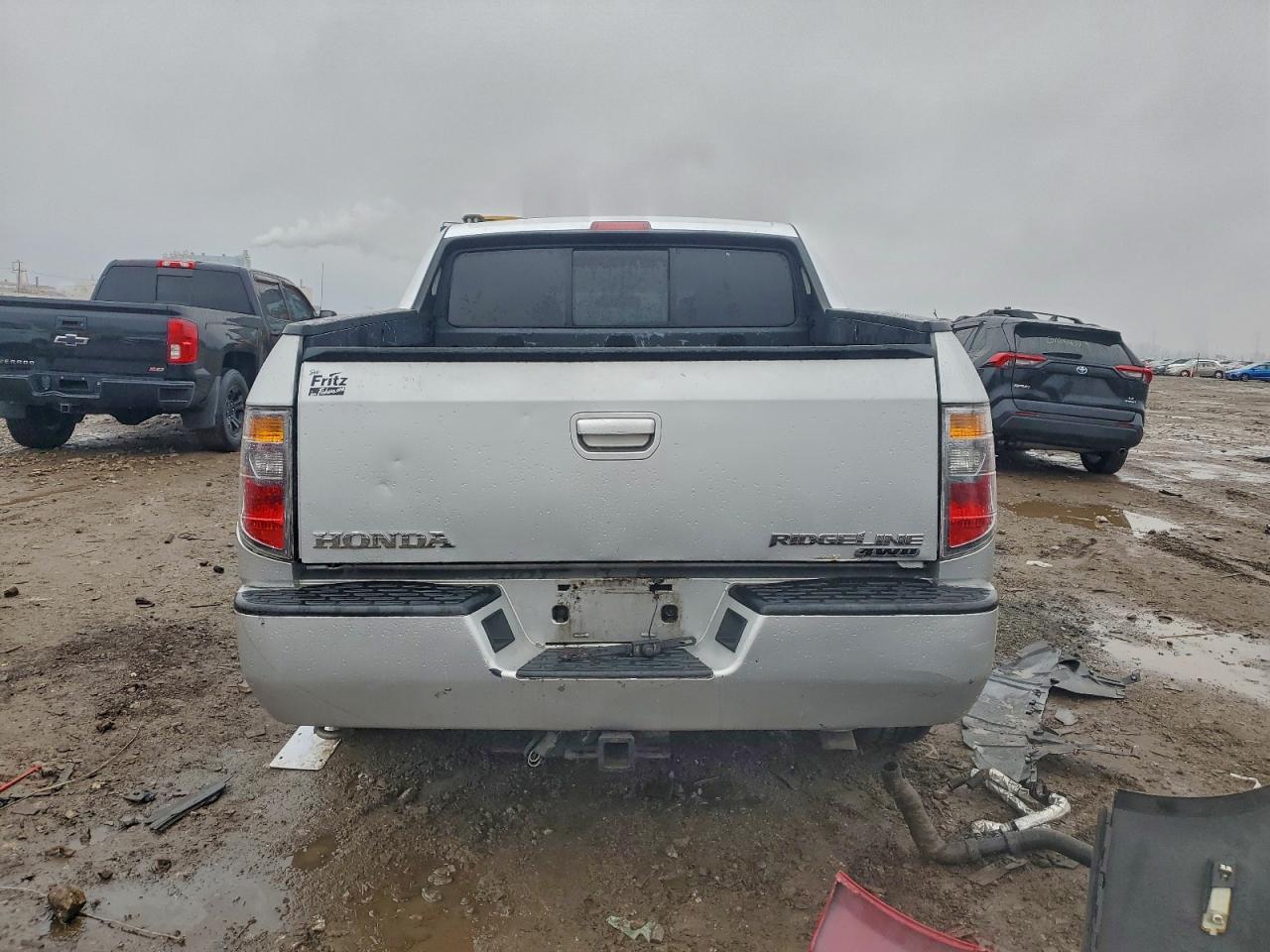 2008 Honda Ridgeline Rtx Silver vin: 2HJYK16308H522067