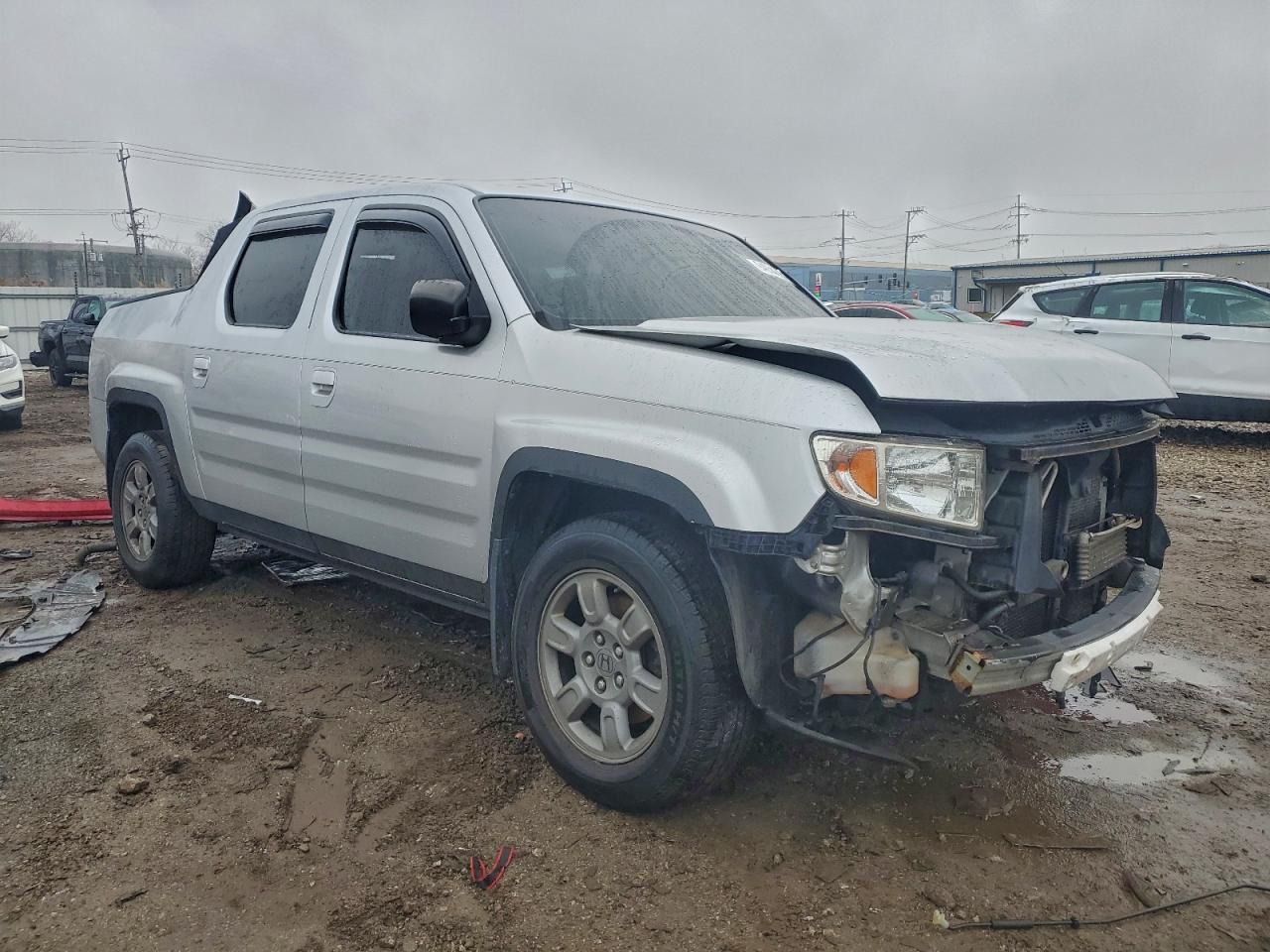 2008 Honda Ridgeline Rtx Silver vin: 2HJYK16308H522067