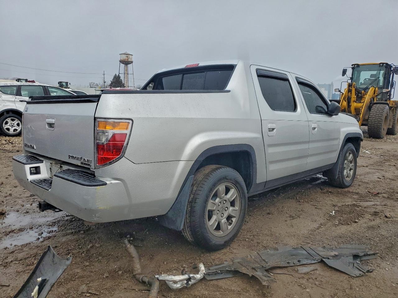2008 Honda Ridgeline Rtx Silver vin: 2HJYK16308H522067