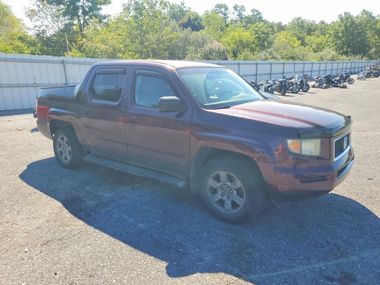 2007 Honda Ridgeline Rtx Темно-бордовый vin: 2HJYK16317H538471