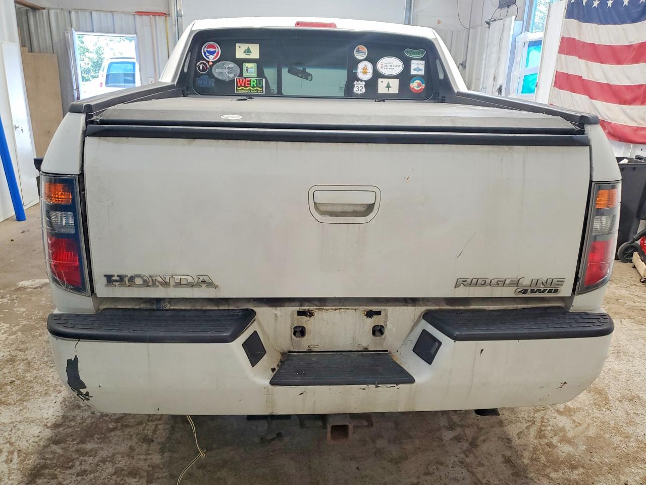 2007 Honda Ridgeline Rtx Белый vin: 2HJYK16327H513675