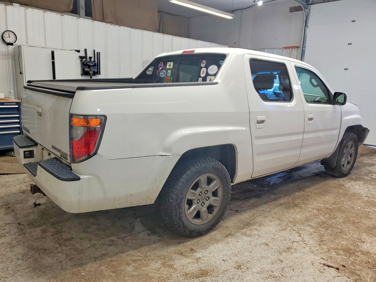 2007 Honda Ridgeline Rtx Белый vin: 2HJYK16327H513675