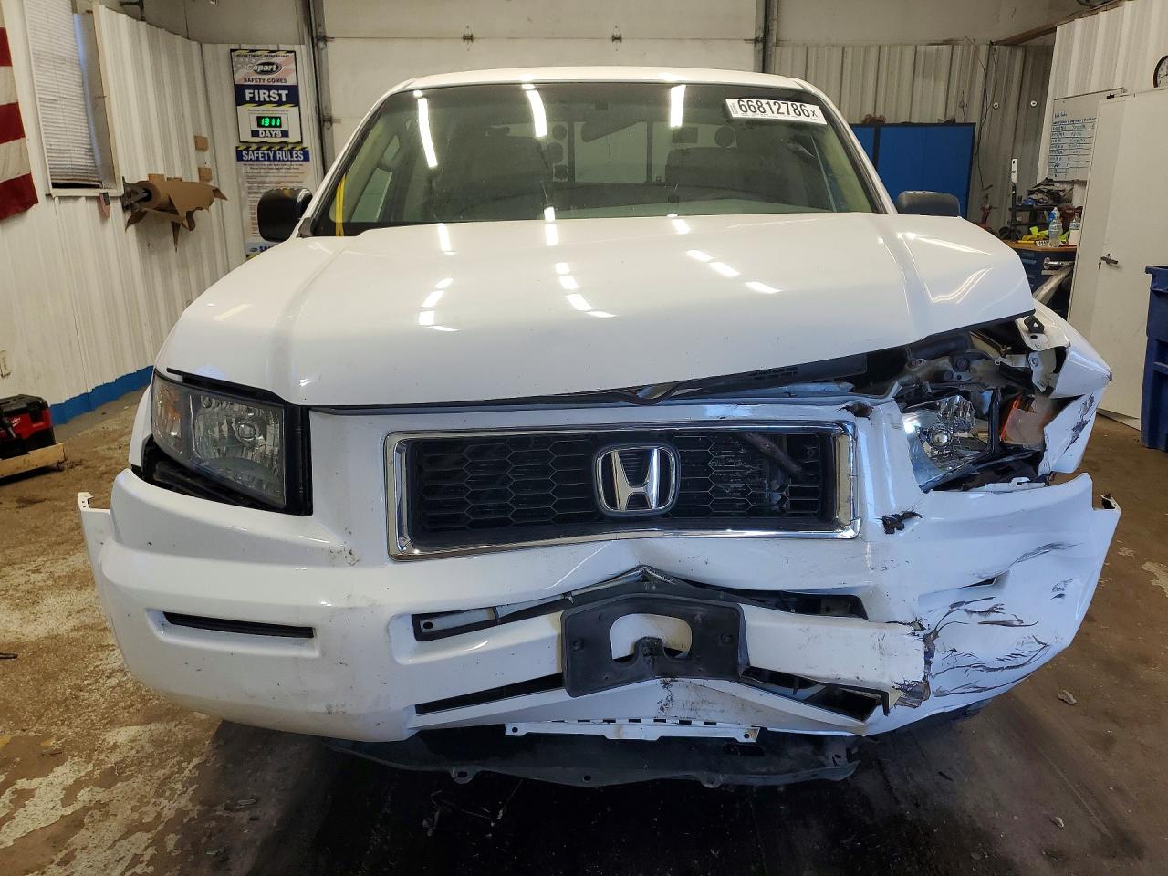 2007 Honda Ridgeline Rtx Белый vin: 2HJYK16327H513675