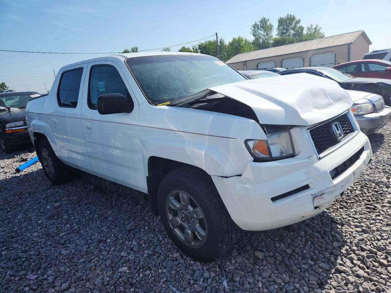 2008 Honda Ridgeline Rtx White vin: 2HJYK16348H511752