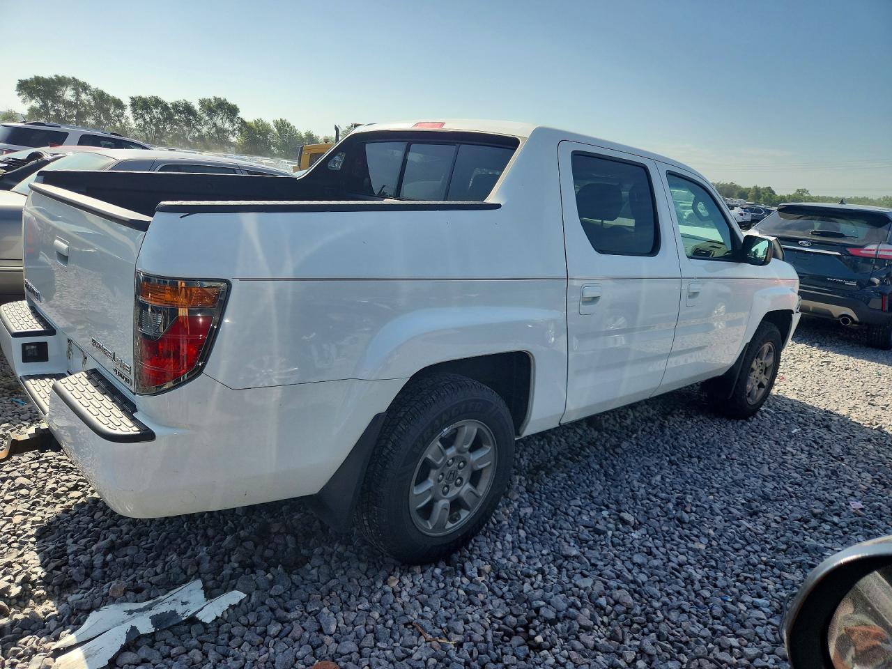 2008 Honda Ridgeline Rtx White vin: 2HJYK16348H511752