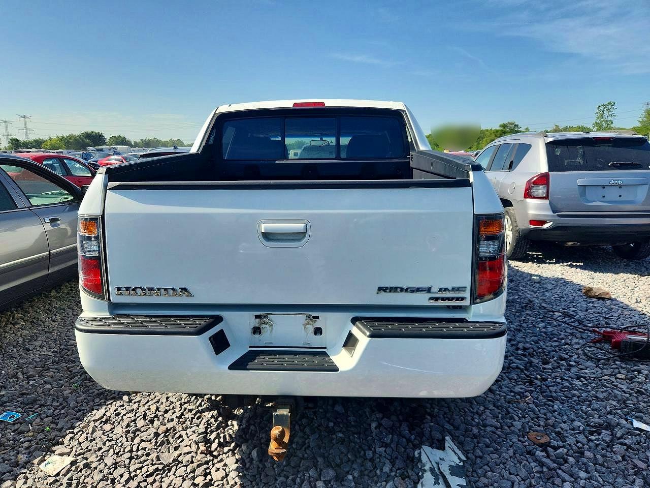 2008 Honda Ridgeline Rtx White vin: 2HJYK16348H511752