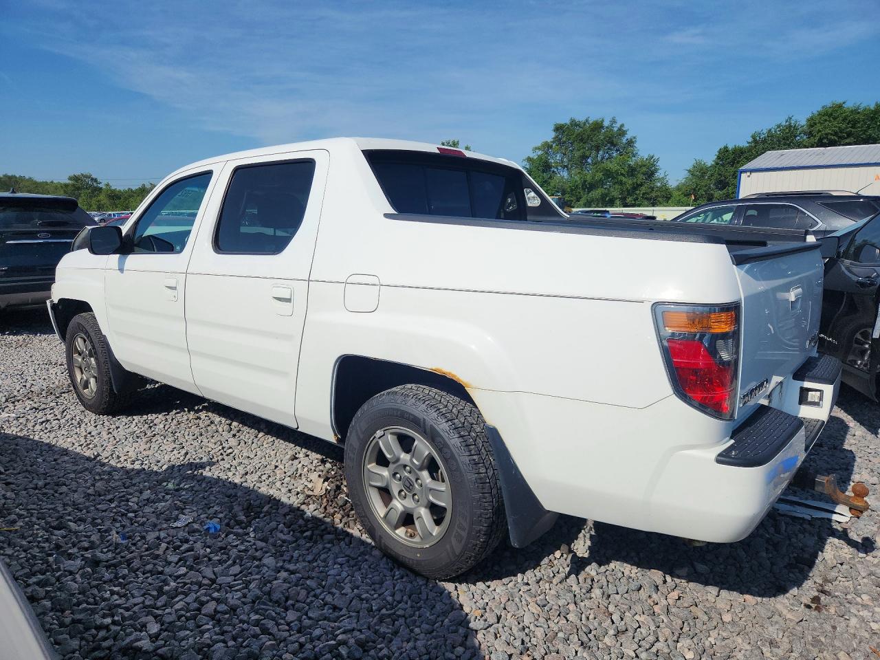 2008 Honda Ridgeline Rtx White vin: 2HJYK16348H511752