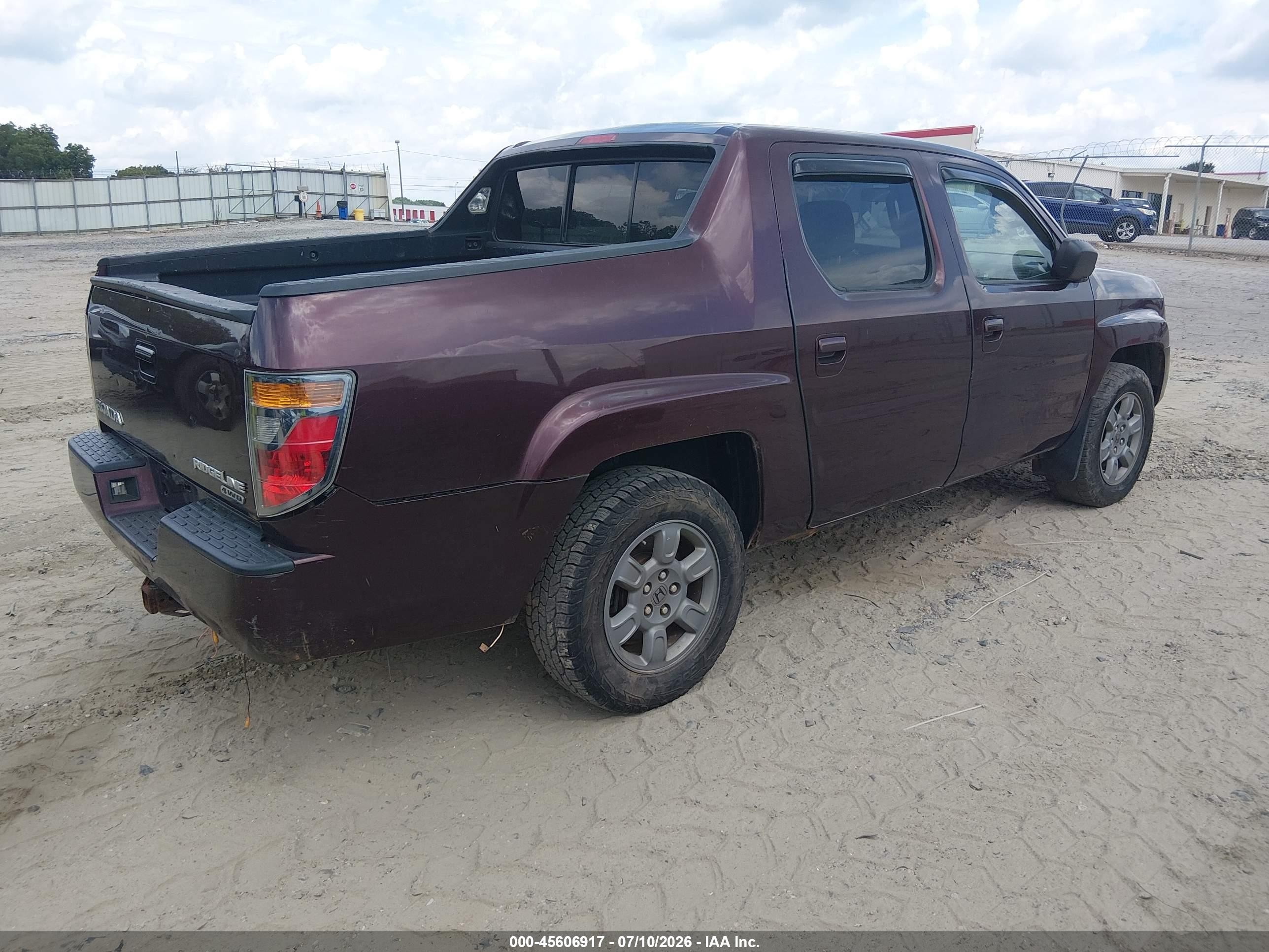 2008 Honda Ridgeline Rtx Burgundy vin: 2HJYK16348H540524