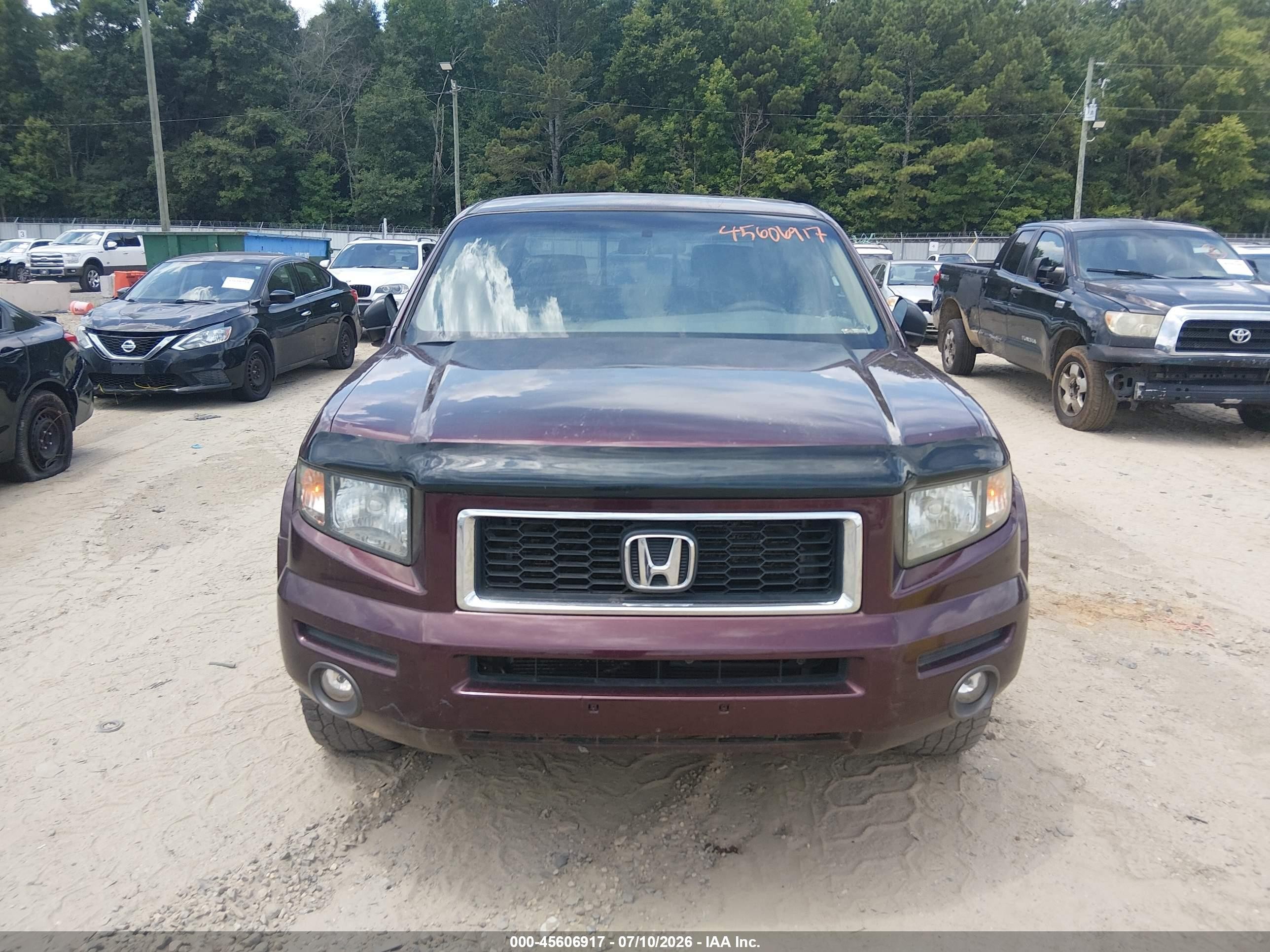 2008 Honda Ridgeline Rtx Burgundy vin: 2HJYK16348H540524