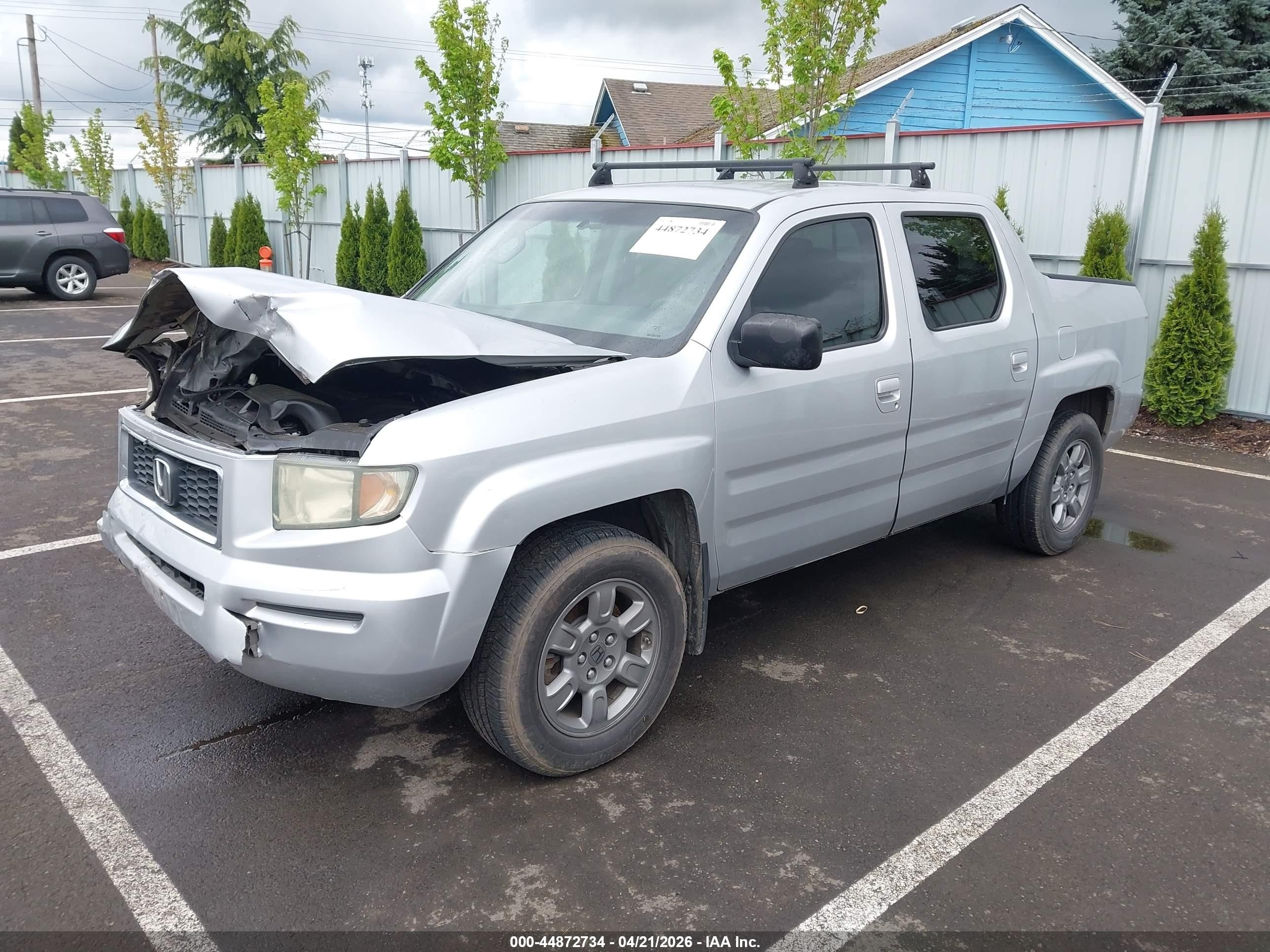 2007 Honda Ridgeline Rtx Silver vin: 2HJYK16357H501035