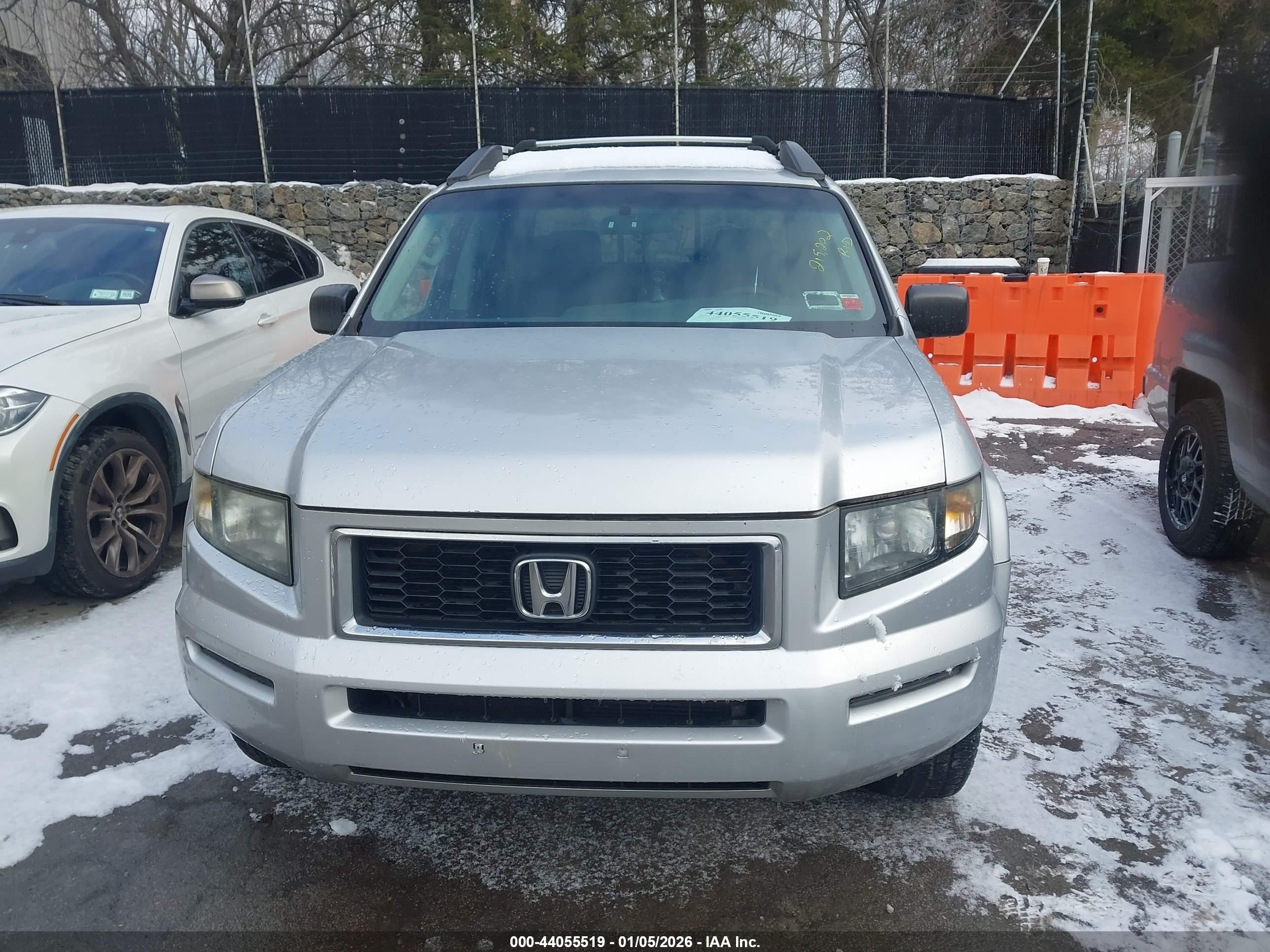 2008 Honda Ridgeline Rtx Silver vin: 2HJYK16358H507077
