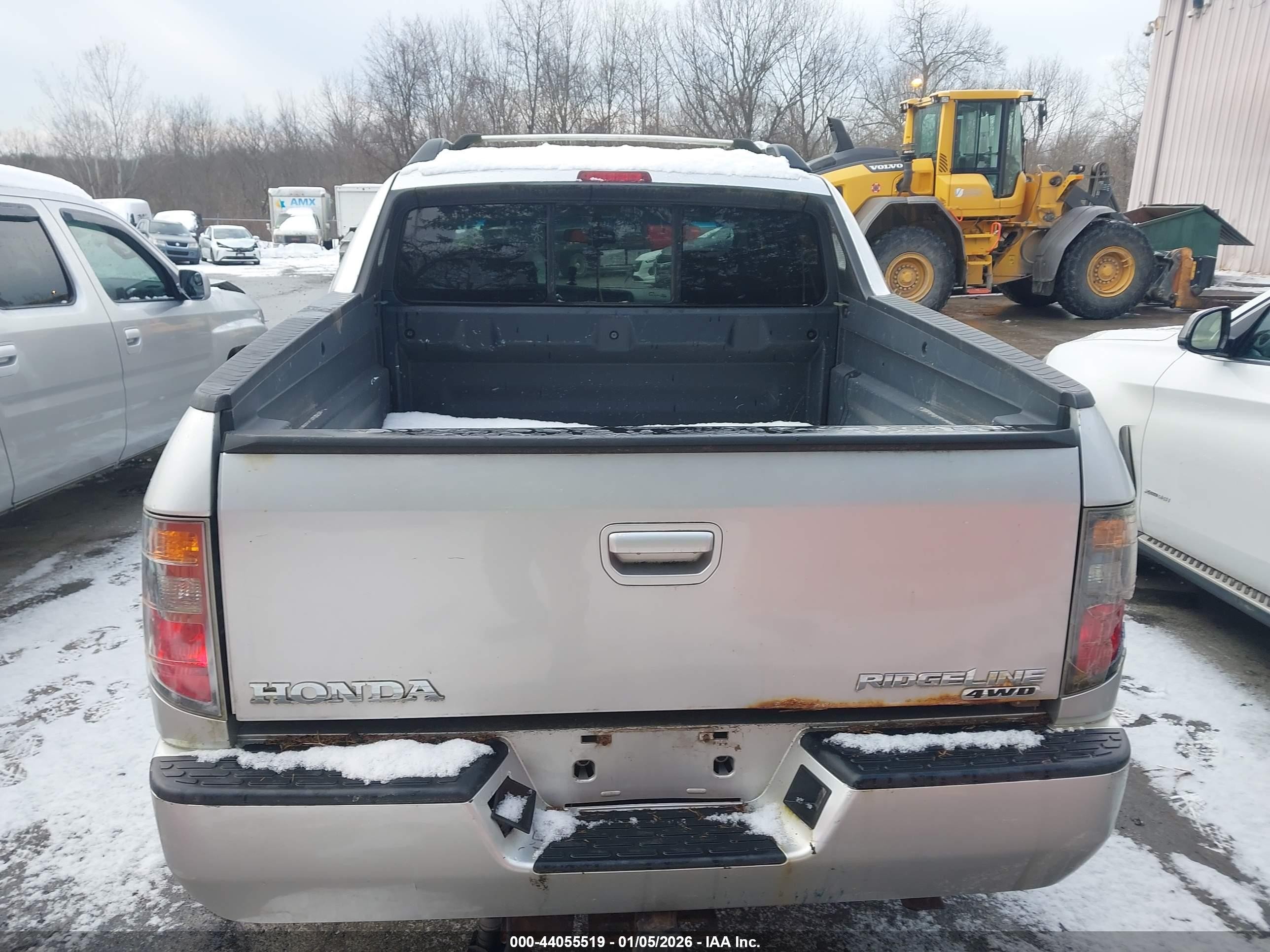 2008 Honda Ridgeline Rtx Silver vin: 2HJYK16358H507077