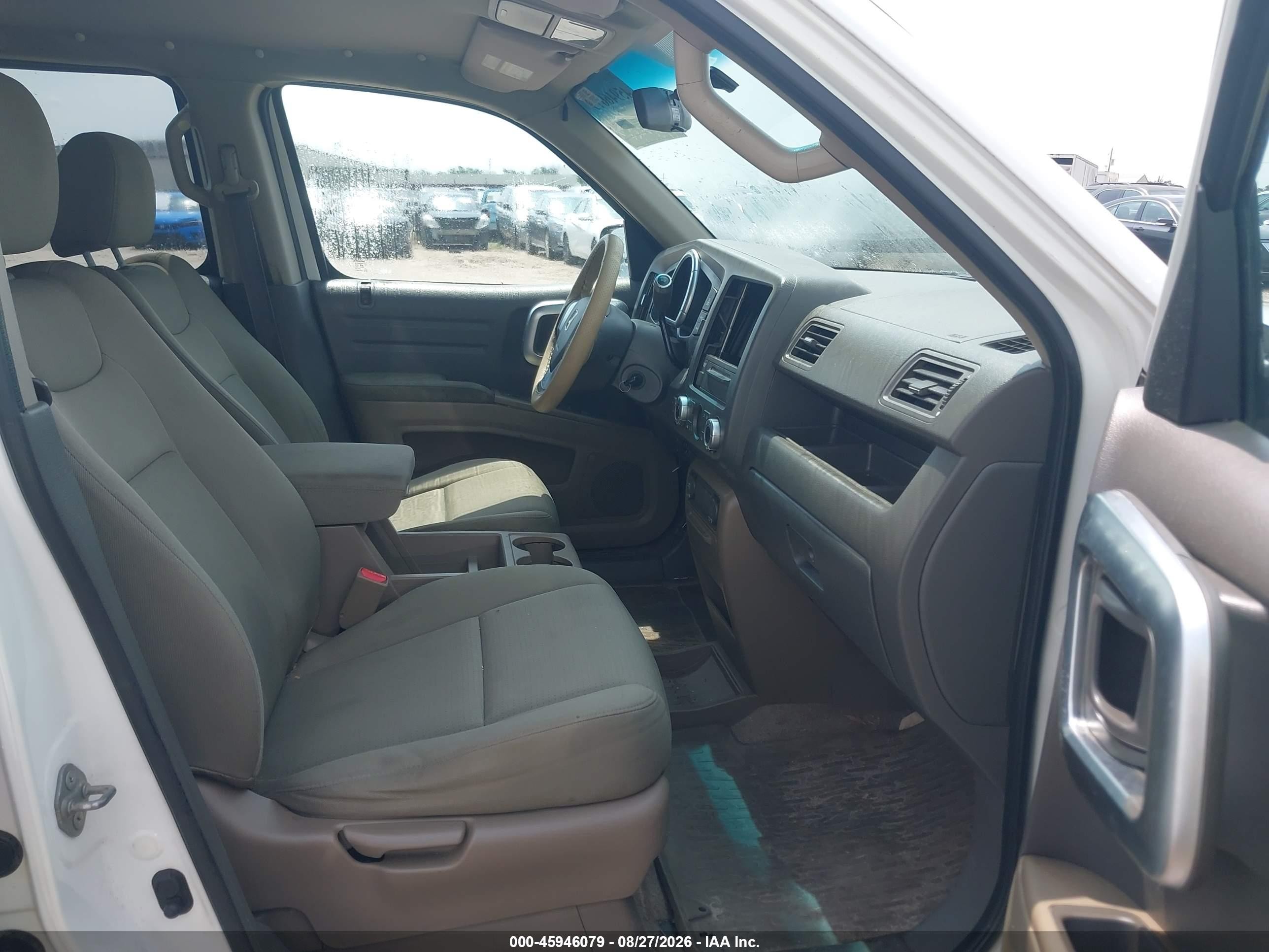 2008 Honda Ridgeline Rtx White vin: 2HJYK16358H510870