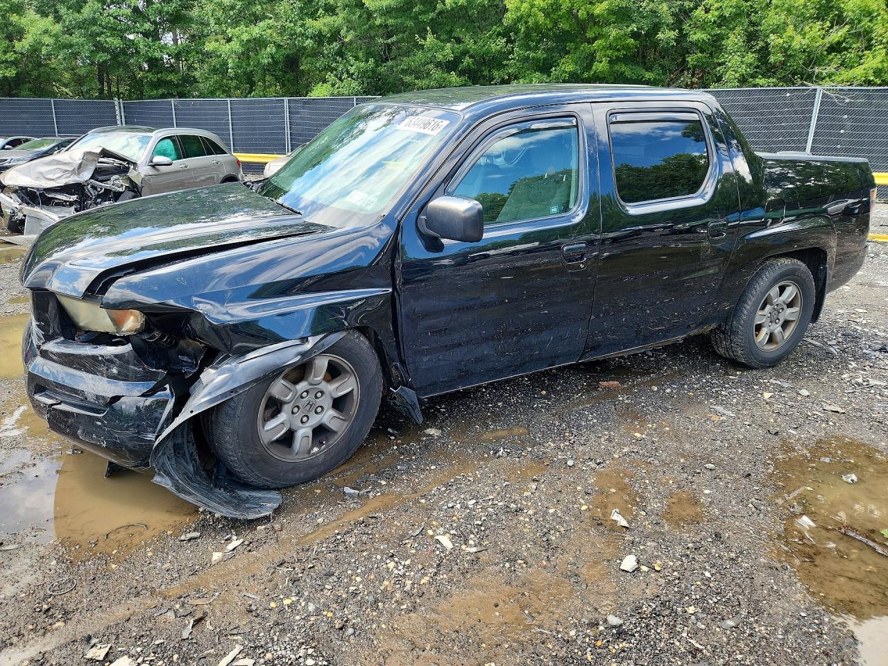 2008 Honda Ridgeline Rtx Черный vin: 2HJYK16358H529127